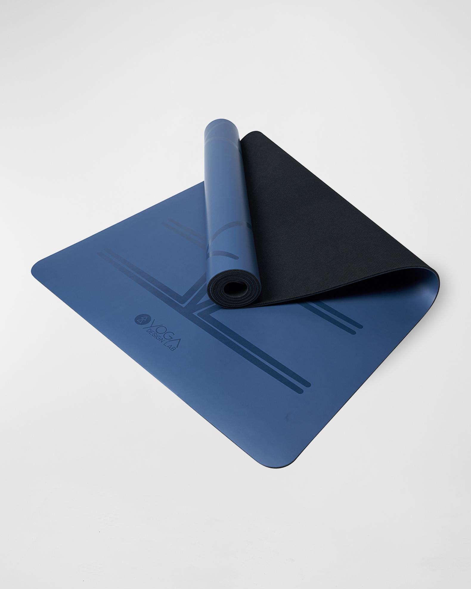 Yoga Design Lab Infinity Yoga Mat Diamond Align Navy, 5mm | Neiman Marcus