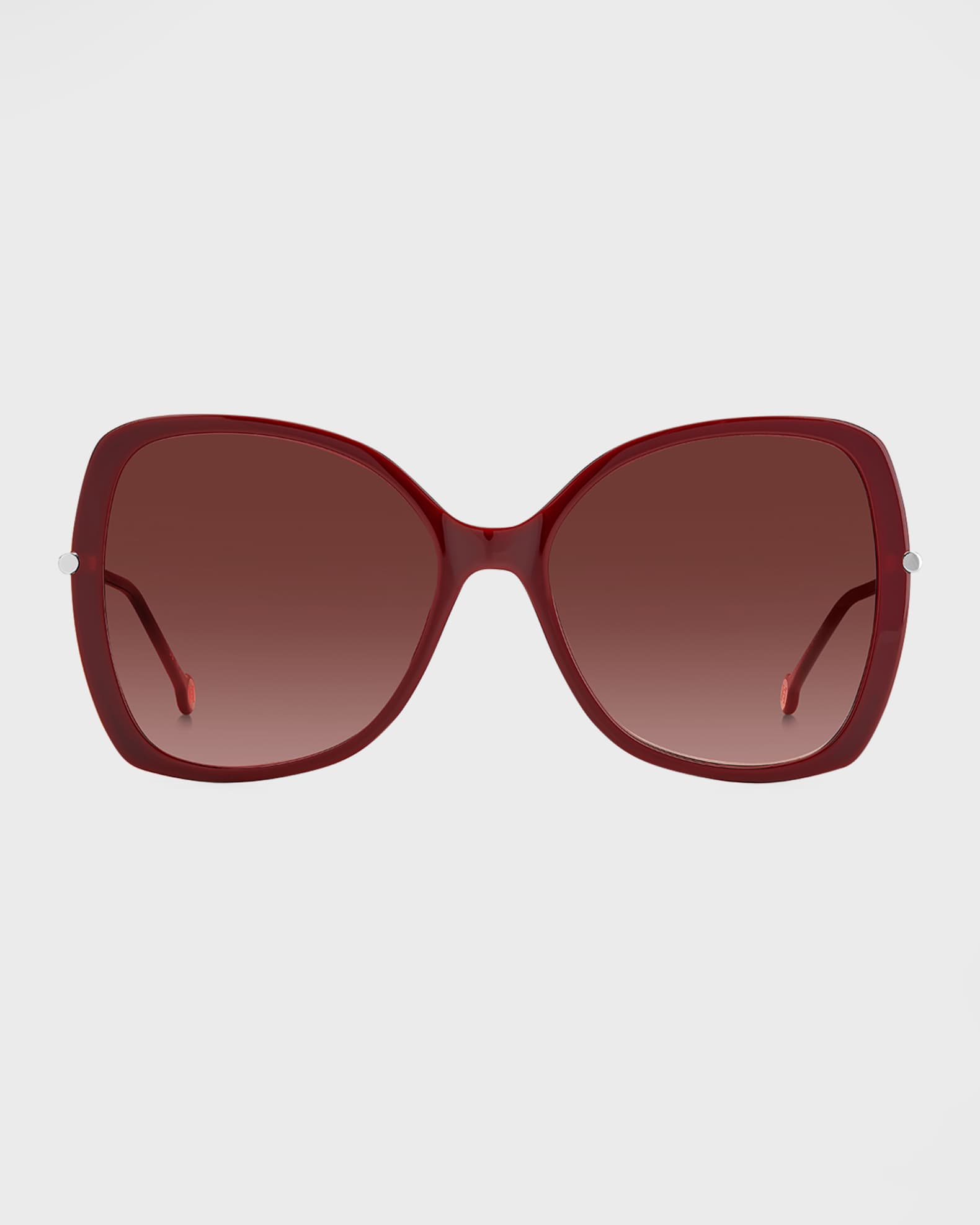 Carolina Herrera Brown Acetate Sunglasses main image 0