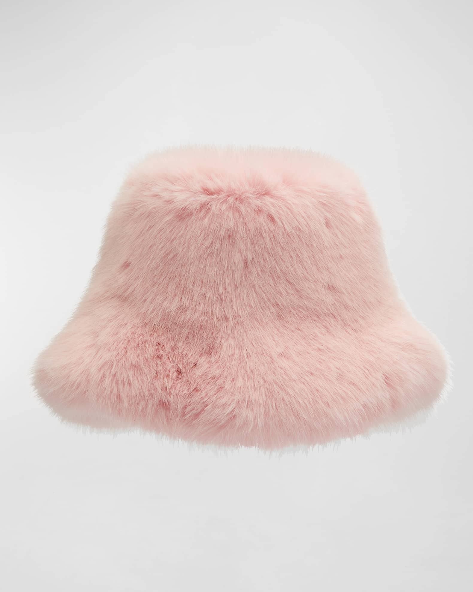 Jocelyn Oversized Faux Fur Bucket Hat | Neiman Marcus