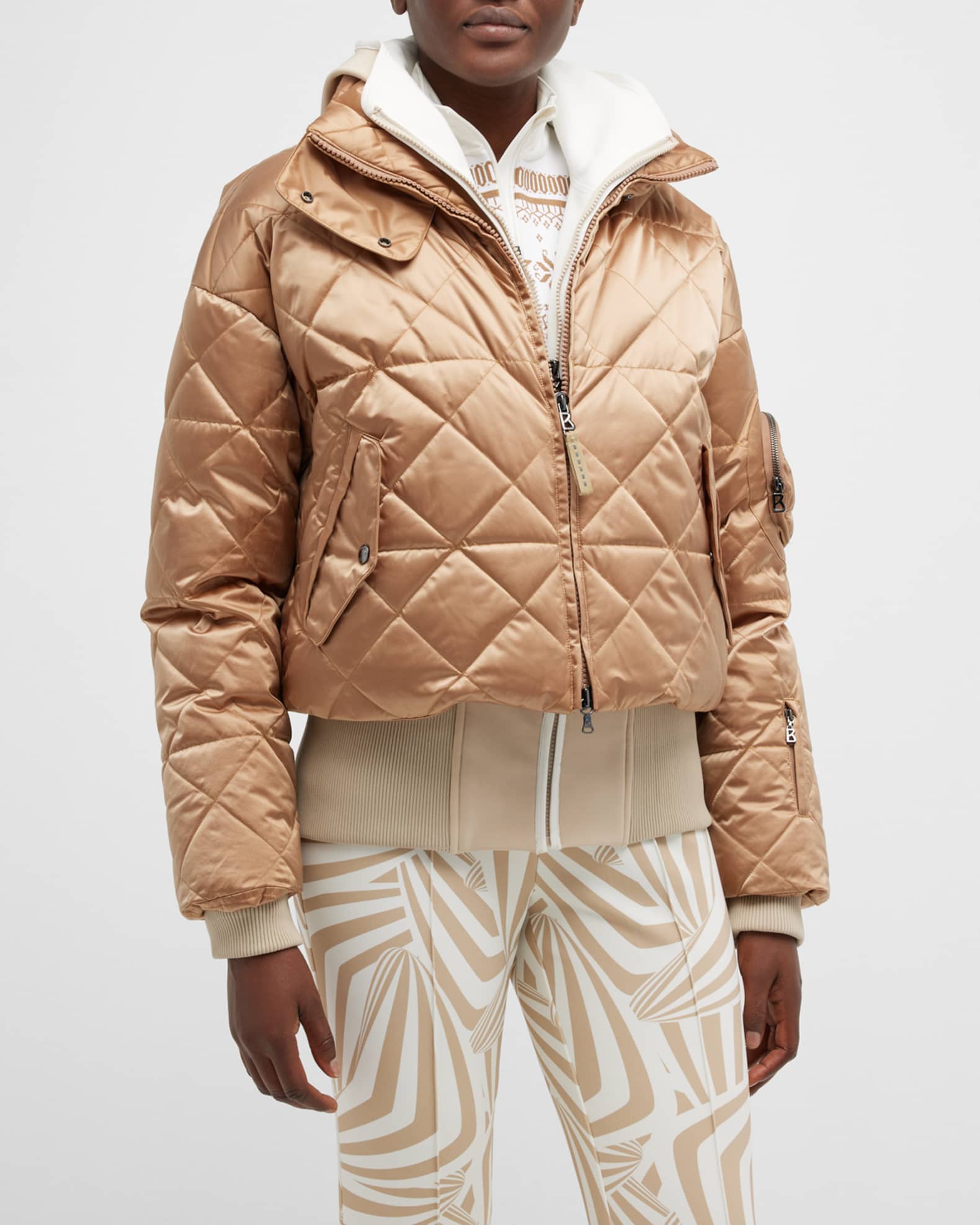 Bogner Elani Layered Ski Jacket Neiman Marcus