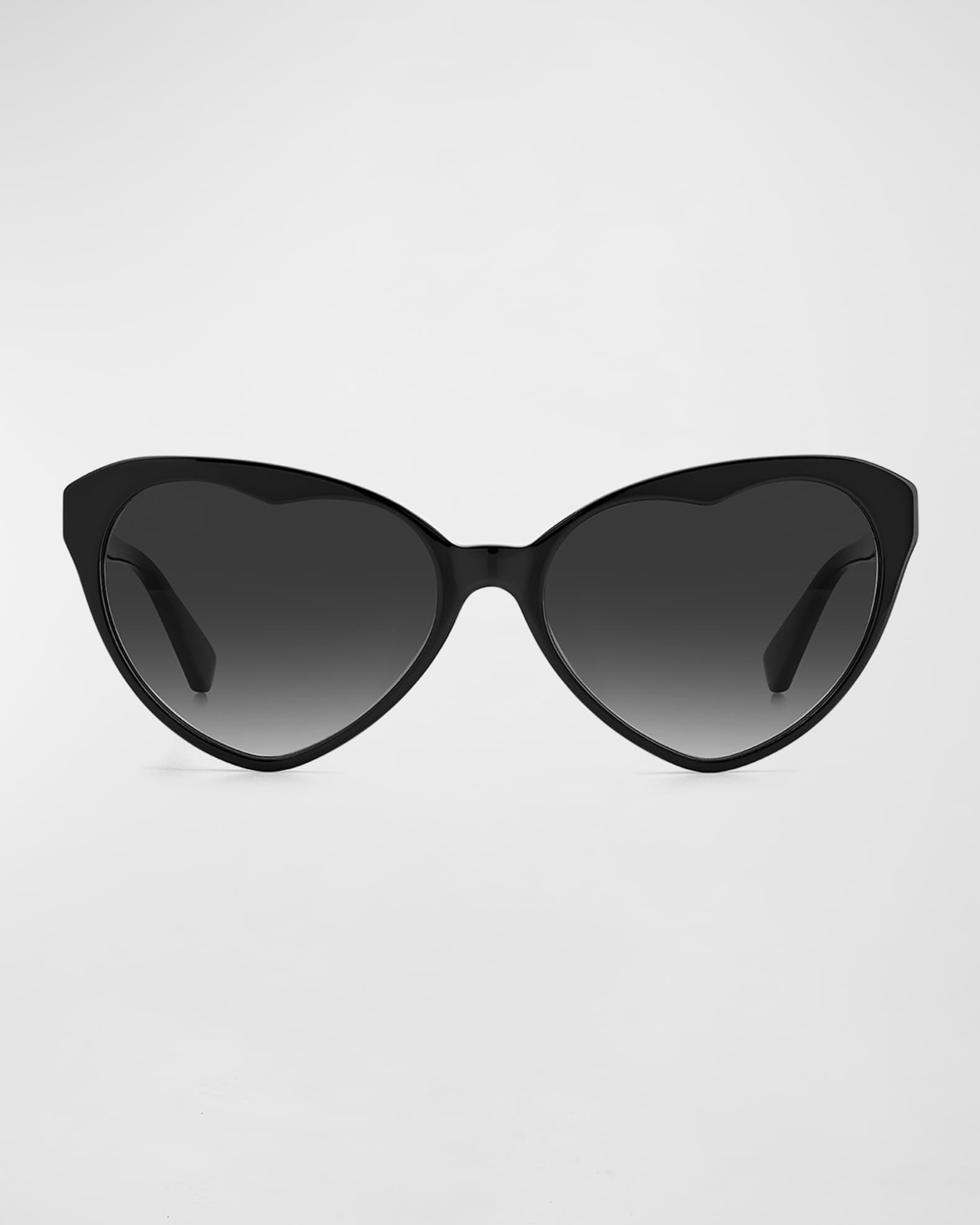 kate spade new york velma acetate butterfly heart sunglasses Neiman