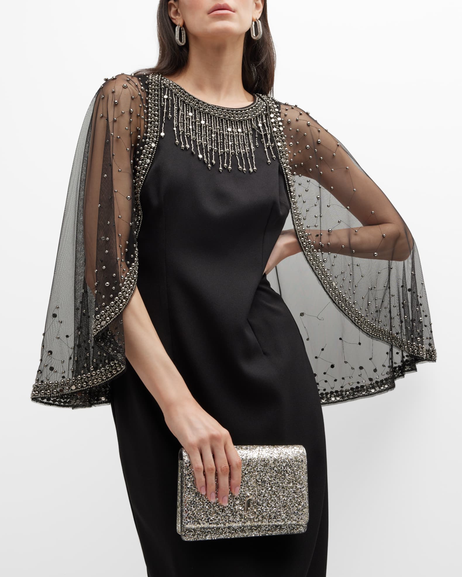 AIDAN MATTOX Womens White Sequined Beaded Sleeveless Jewel Neck Short Cocktail Sheath Dress