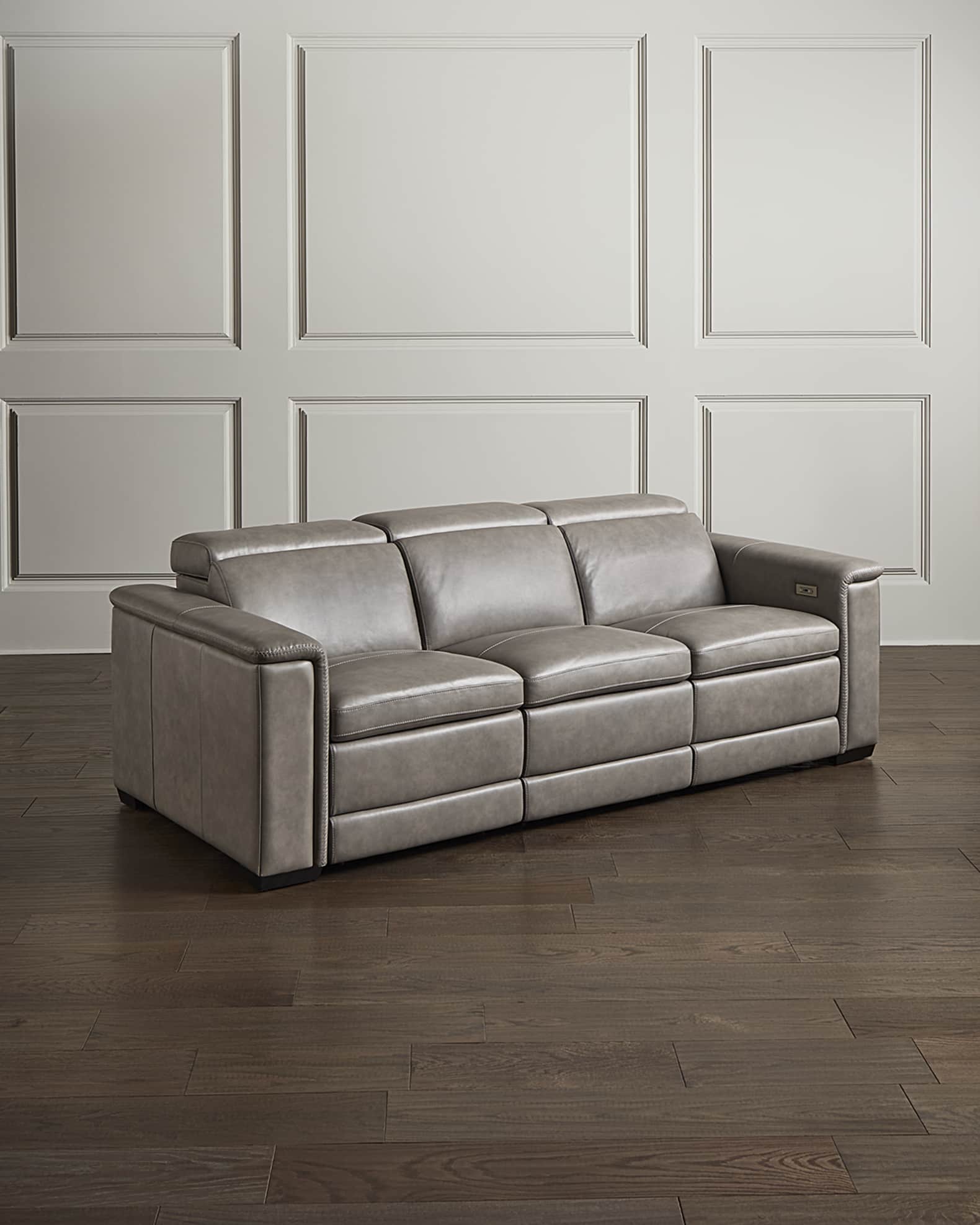 Bernhardt Lioni PowerMotion Sofa 93.5" Neiman Marcus