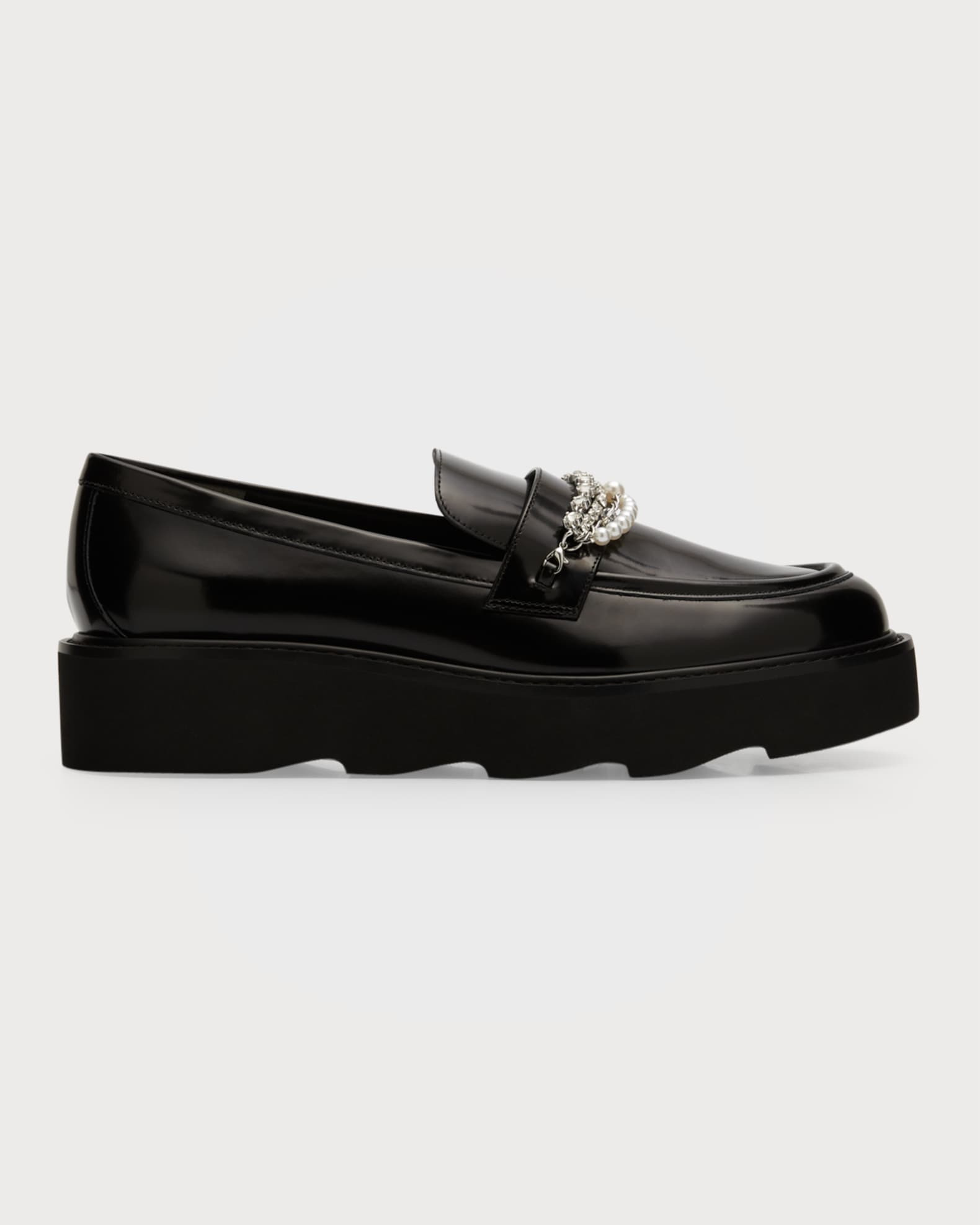 pearldrop platform loafer