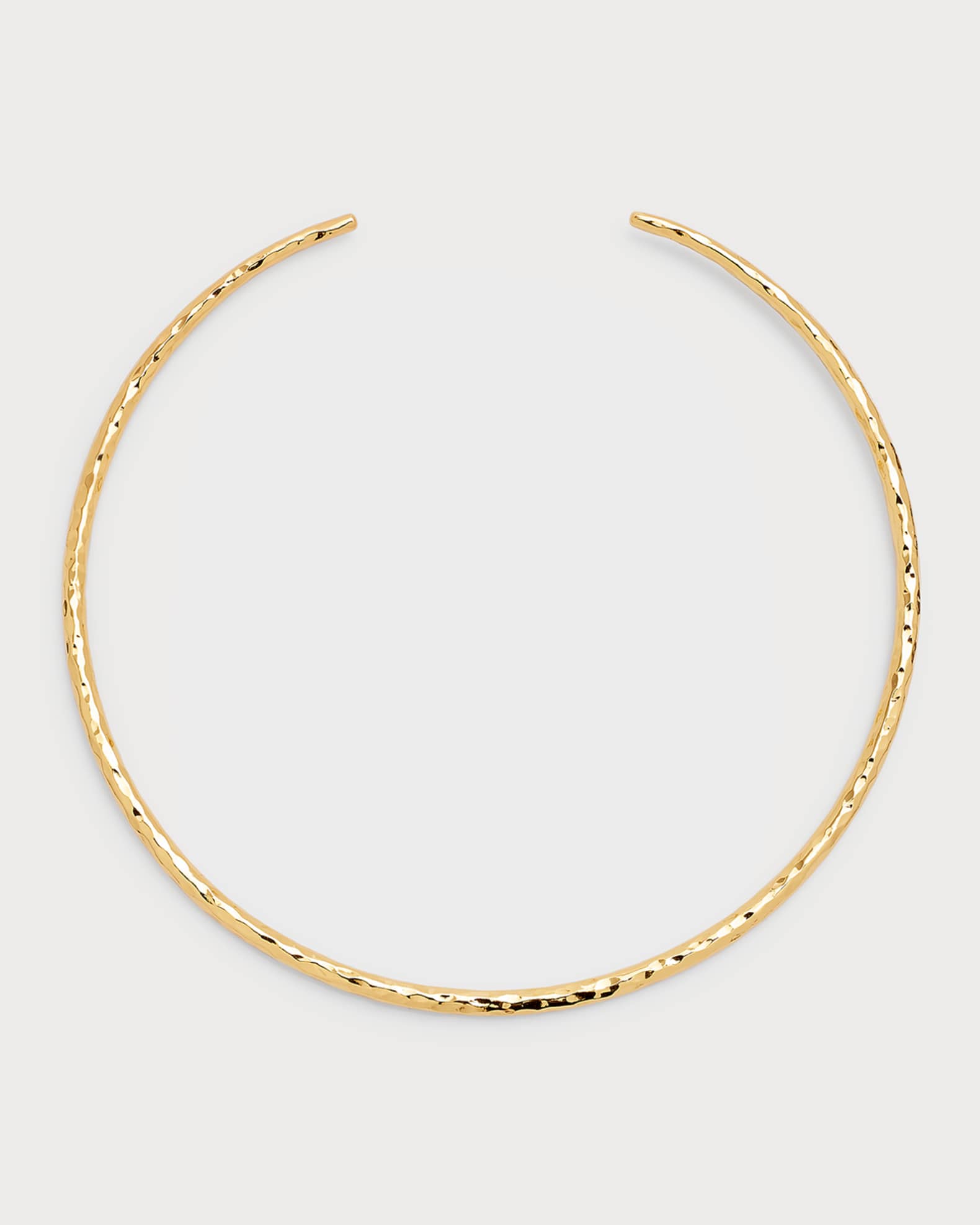Hammered Gold Collar 0
