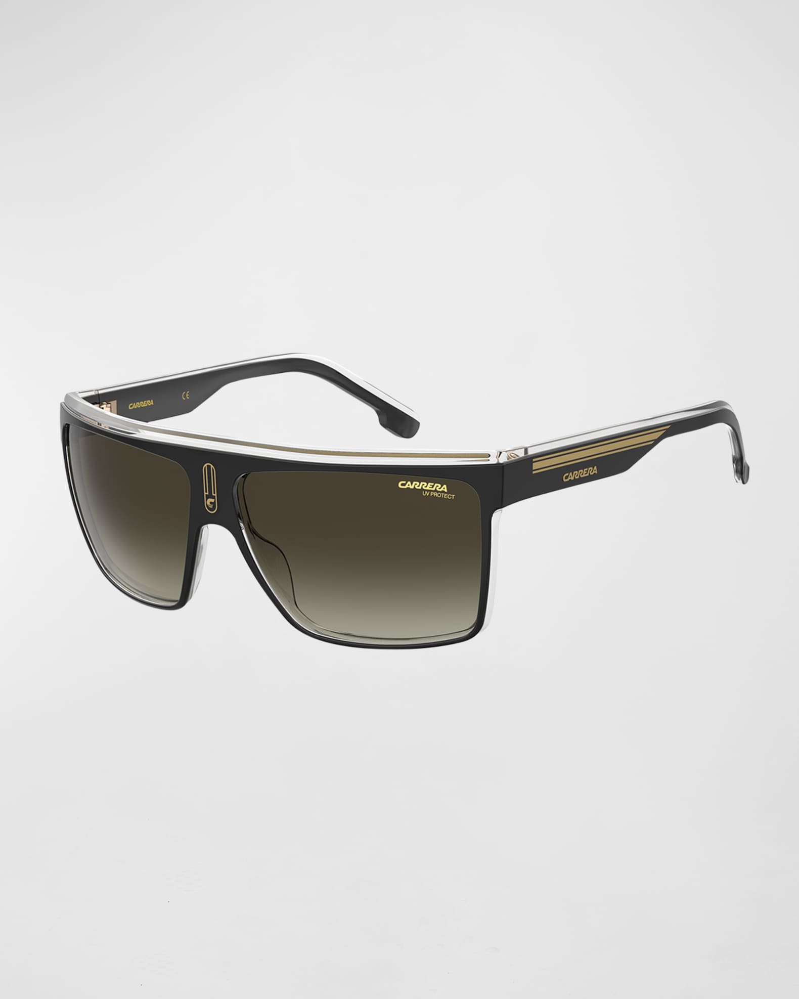 Men's 22/N Flat-Top Rectangle Sunglasses 0