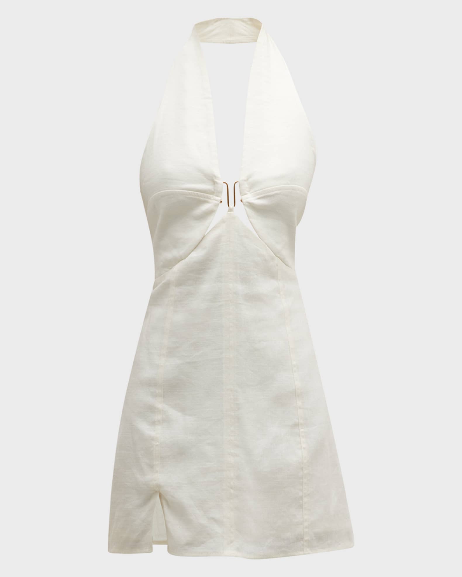 Cult Gaia Rumi Cutout Halter Mini Dress Neiman Marcus