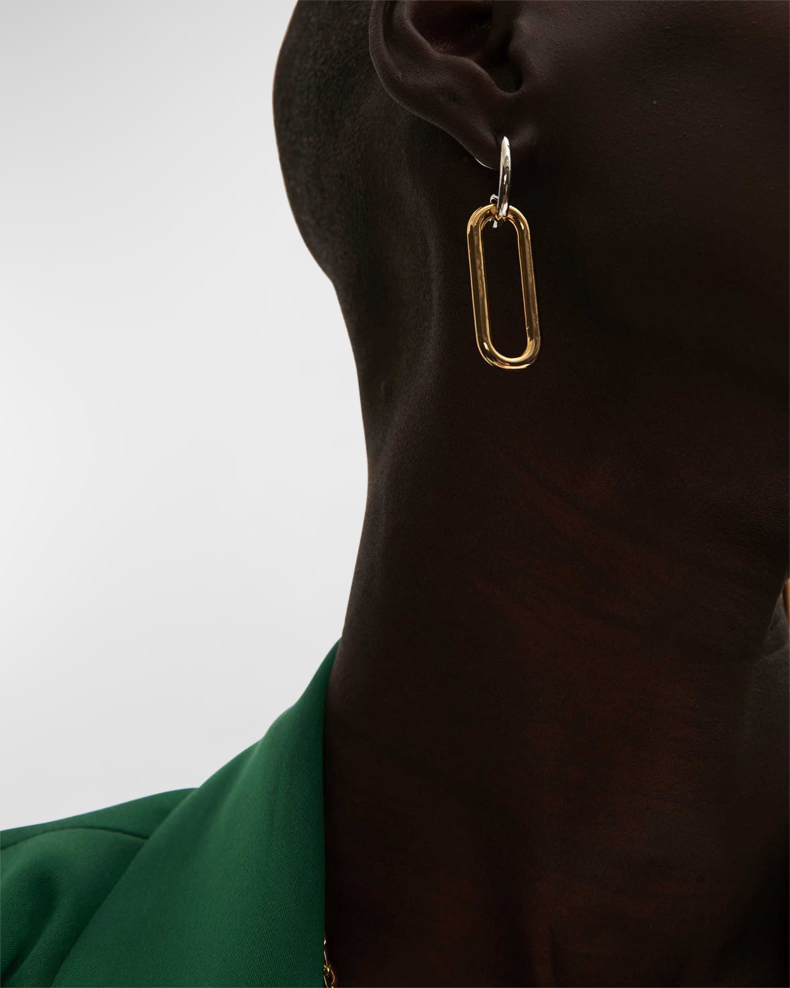 Demarson Amour Earrings in Two Tone