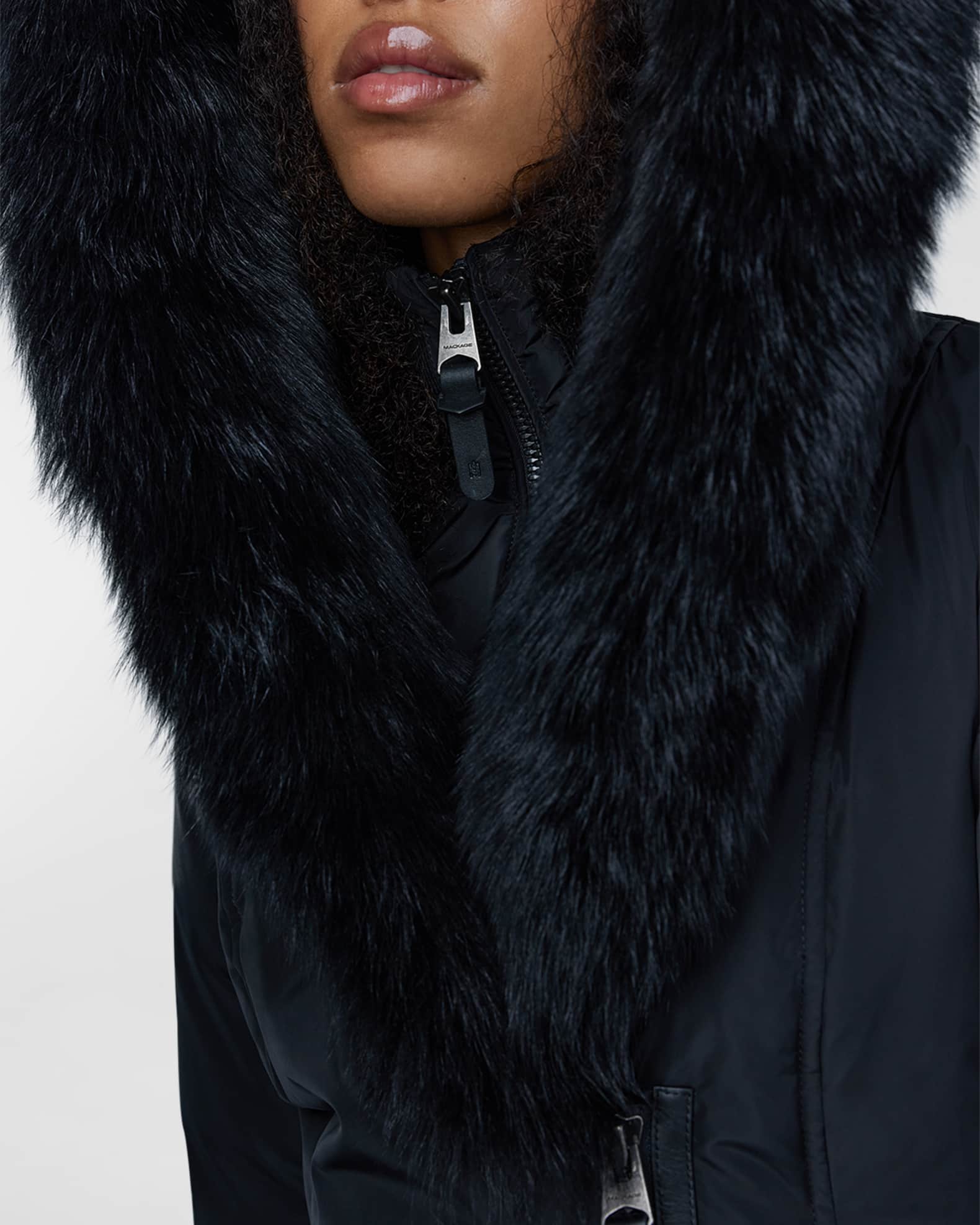Mackage vinyls ingrid leather down coat