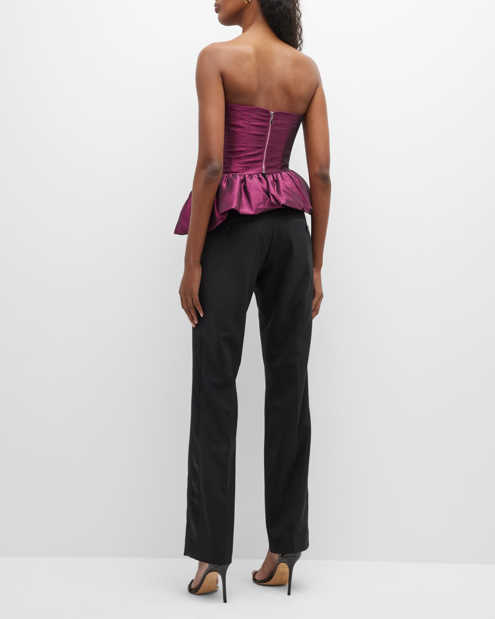 Jessica Pastel Peplum Corset Tank Top