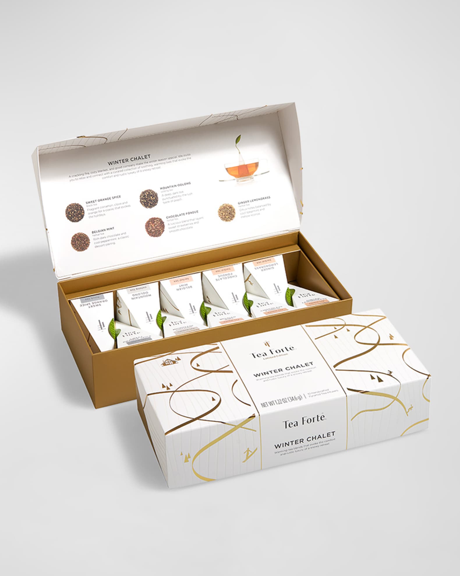 Winter Chalet Petite Presentation Box, 10 Infusers  0