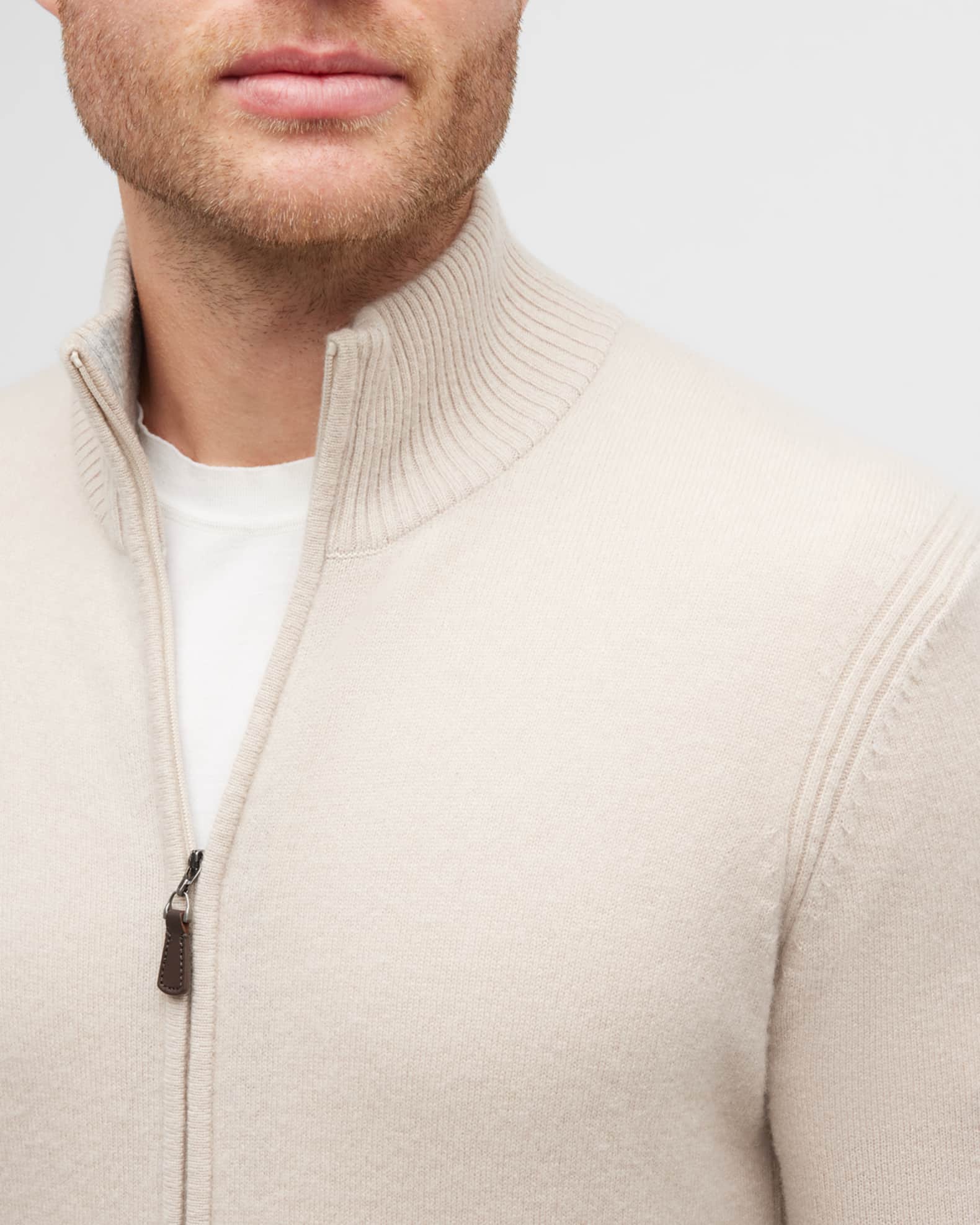 Nomad 1942 Men's Cashmere Full-Zip Sweater | Neiman Marcus