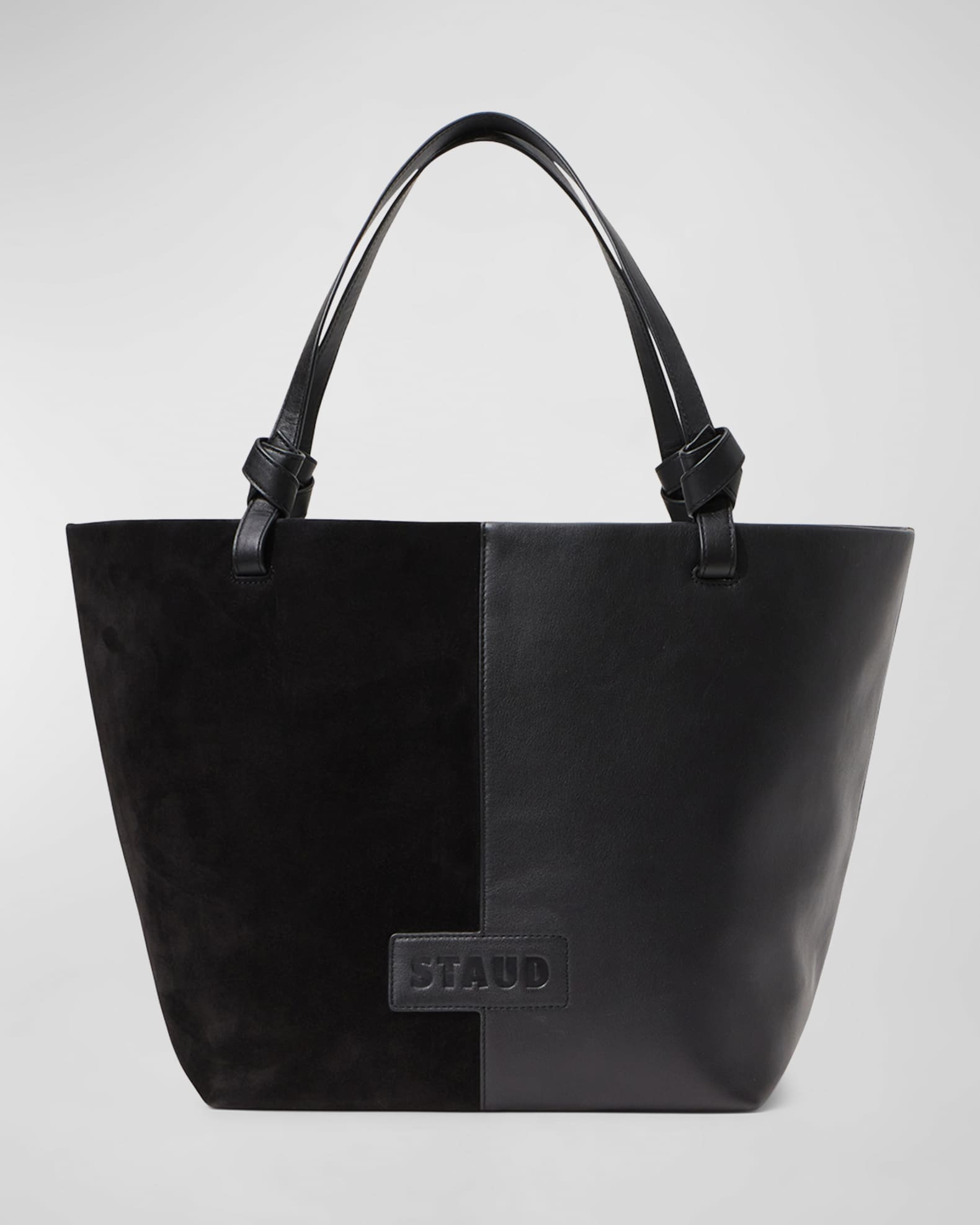Ida Suede & Leather Tote Bag