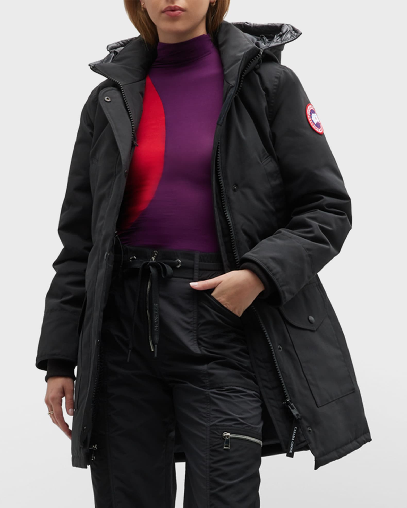 Canada goose red trillium parka new arrivals