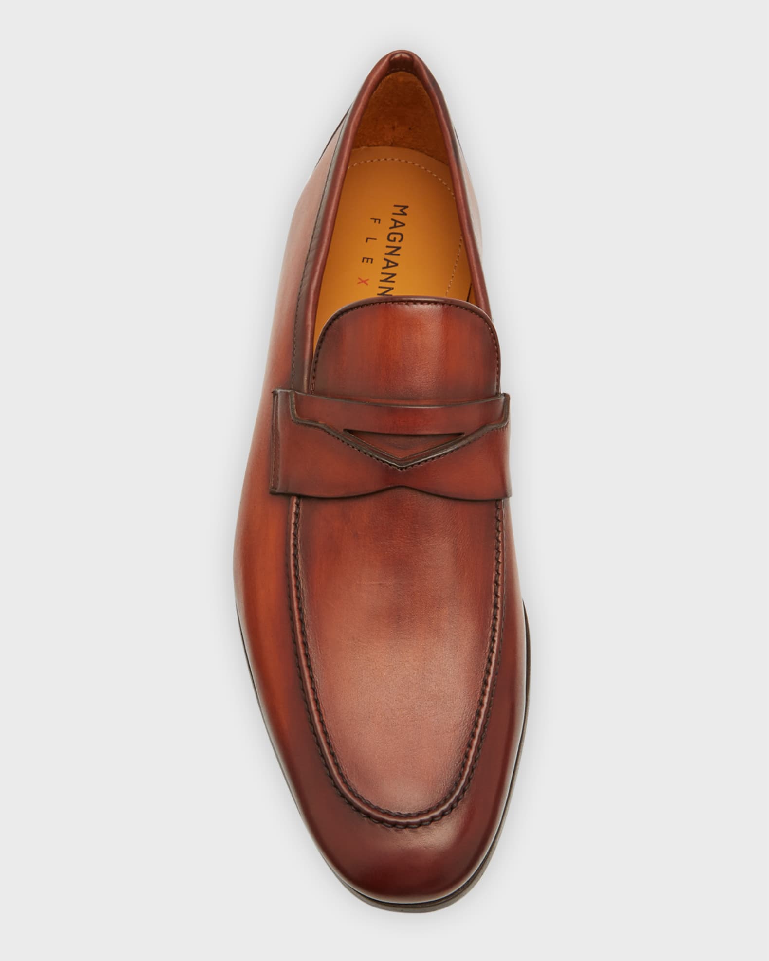 Magnanni Men s Sasso Leather Penny Loafers Neiman Marcus
