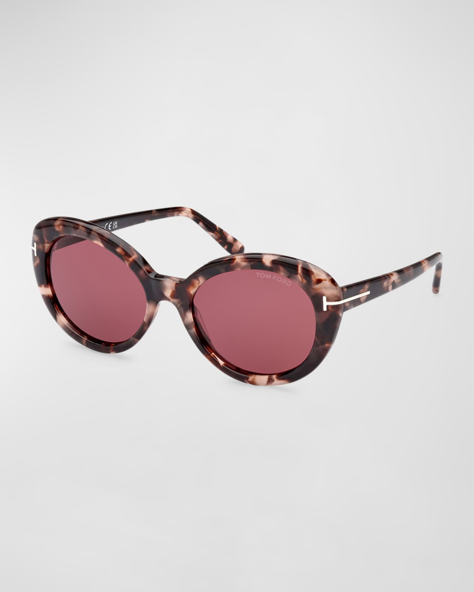 Lily Monochrome Acetate Cat Eye Sunglasses