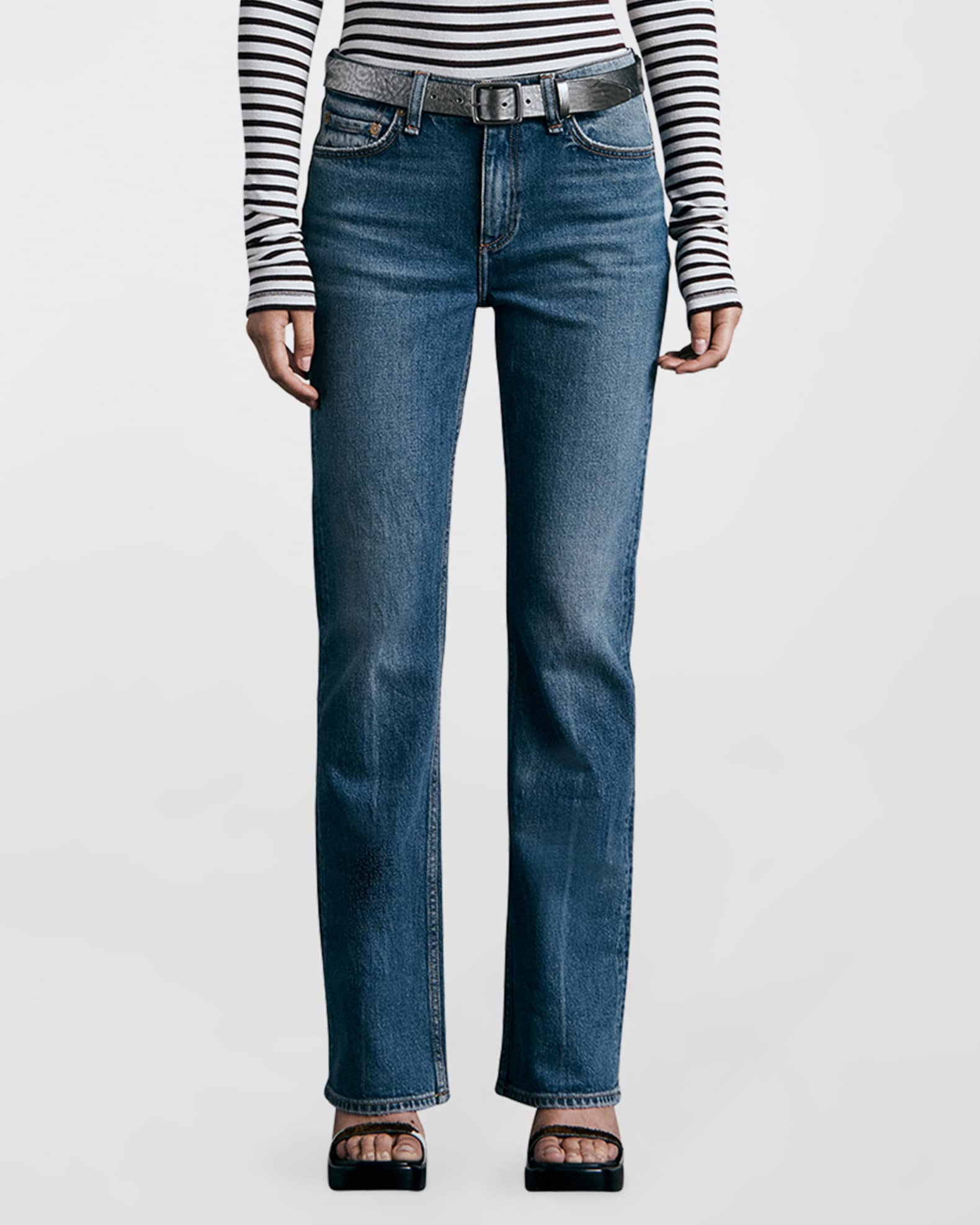 Rag & Bone Bootcut Mid Rise Jeans Size 28 main image 1