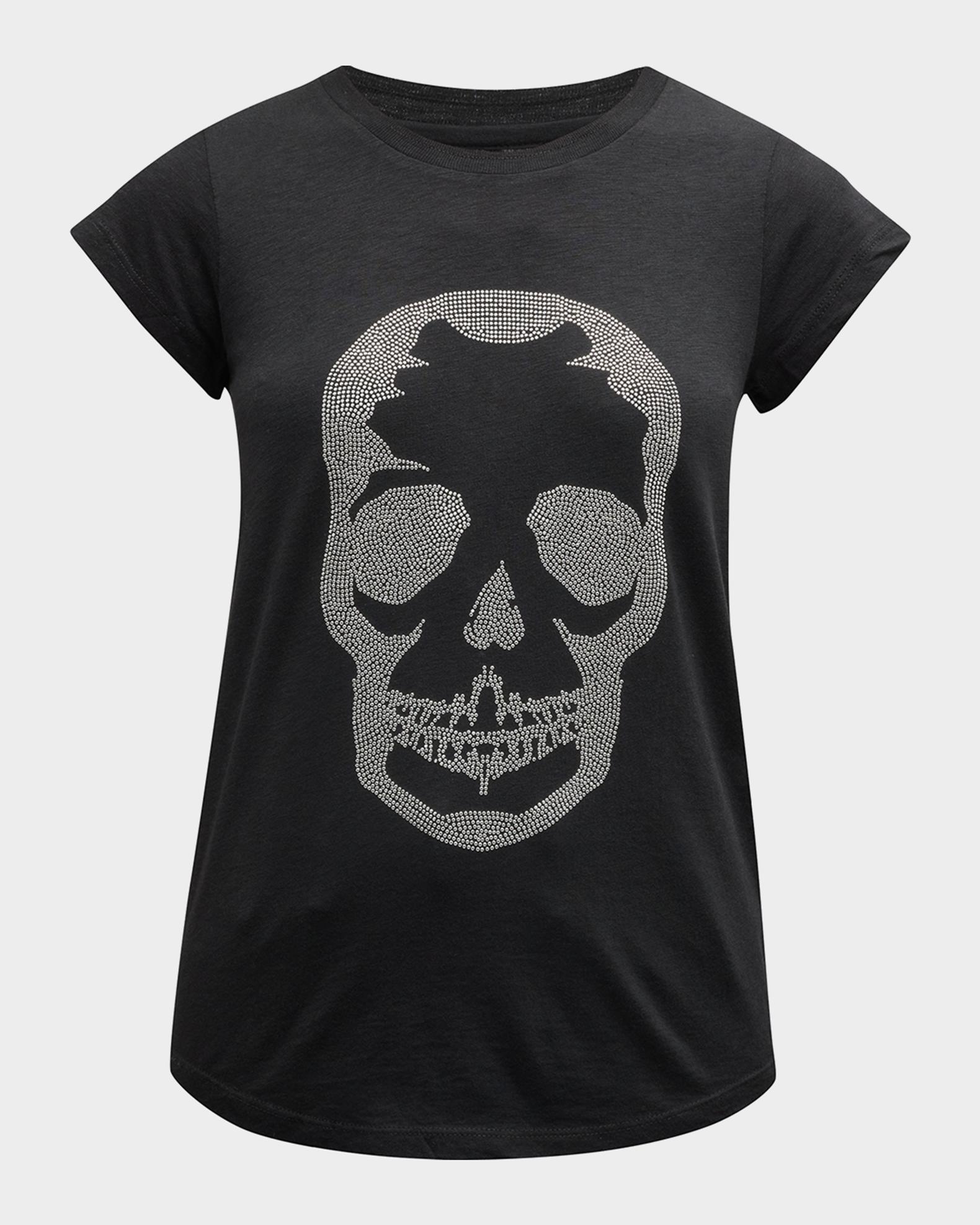 Zadig & Voltaire X60367 T-Shirt Manches Courtes 12 Ans - Coton Bio Imprimé