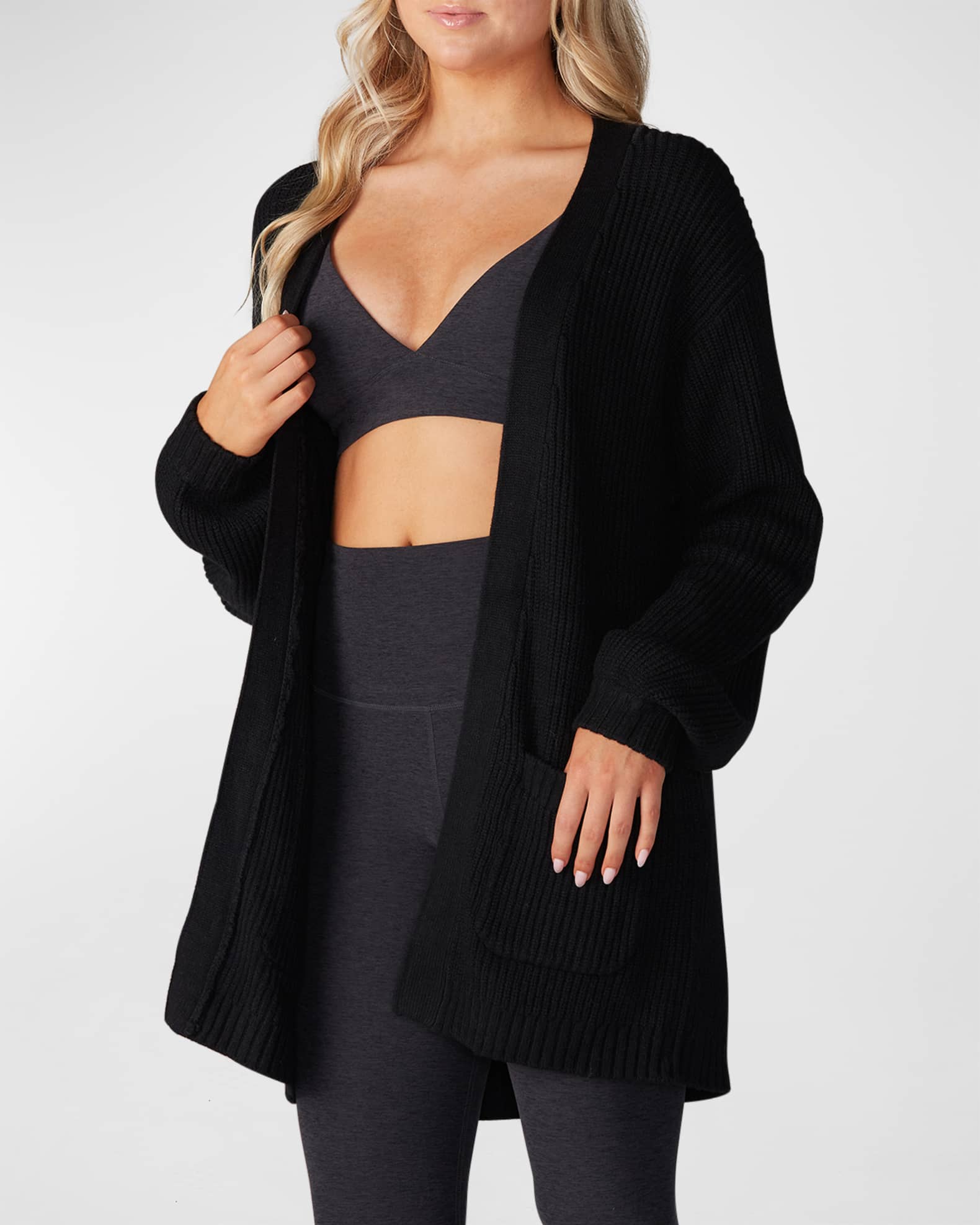 Summit Trail Brushed Alpine-Knit Cardigan