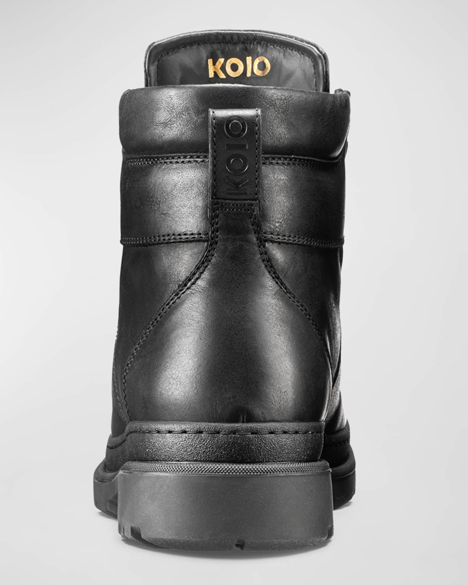 Shearling lined boots mens hotsell