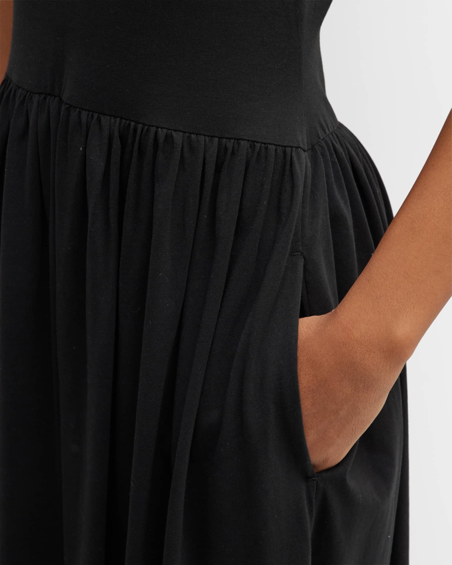 Toteme Sleeveless Cotton Tee Dress | Neiman Marcus