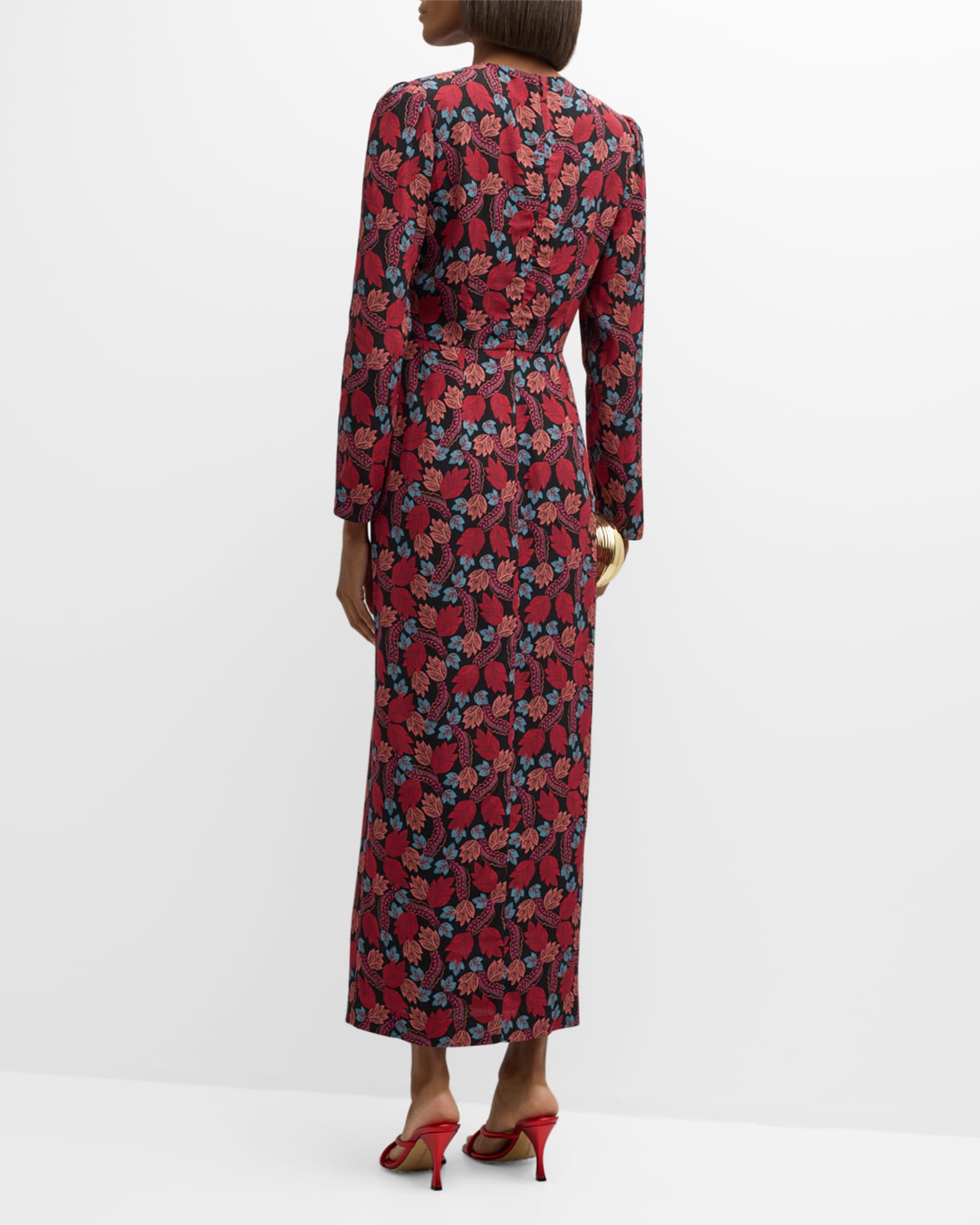 Jinx C Velvet Cutout Midi Dress
