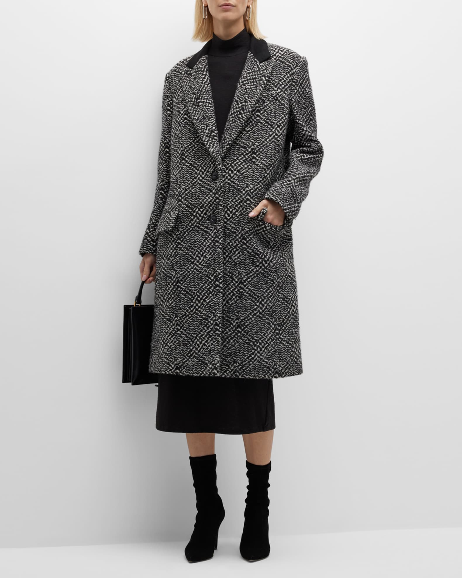 Rag & Bone Wooster Classic Wool Coat Neiman Marcus
