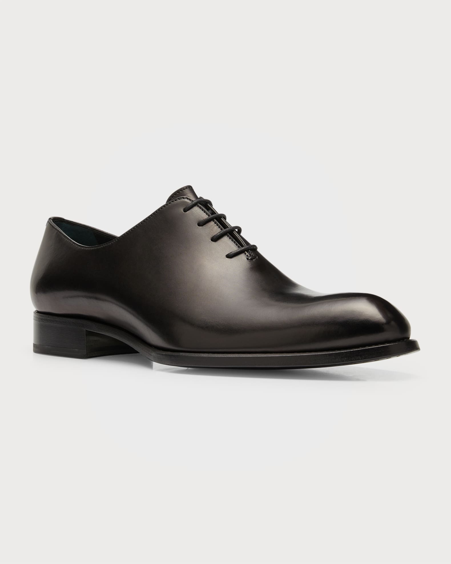 Brioni Men s Cardinal Leather Oxfords Neiman Marcus