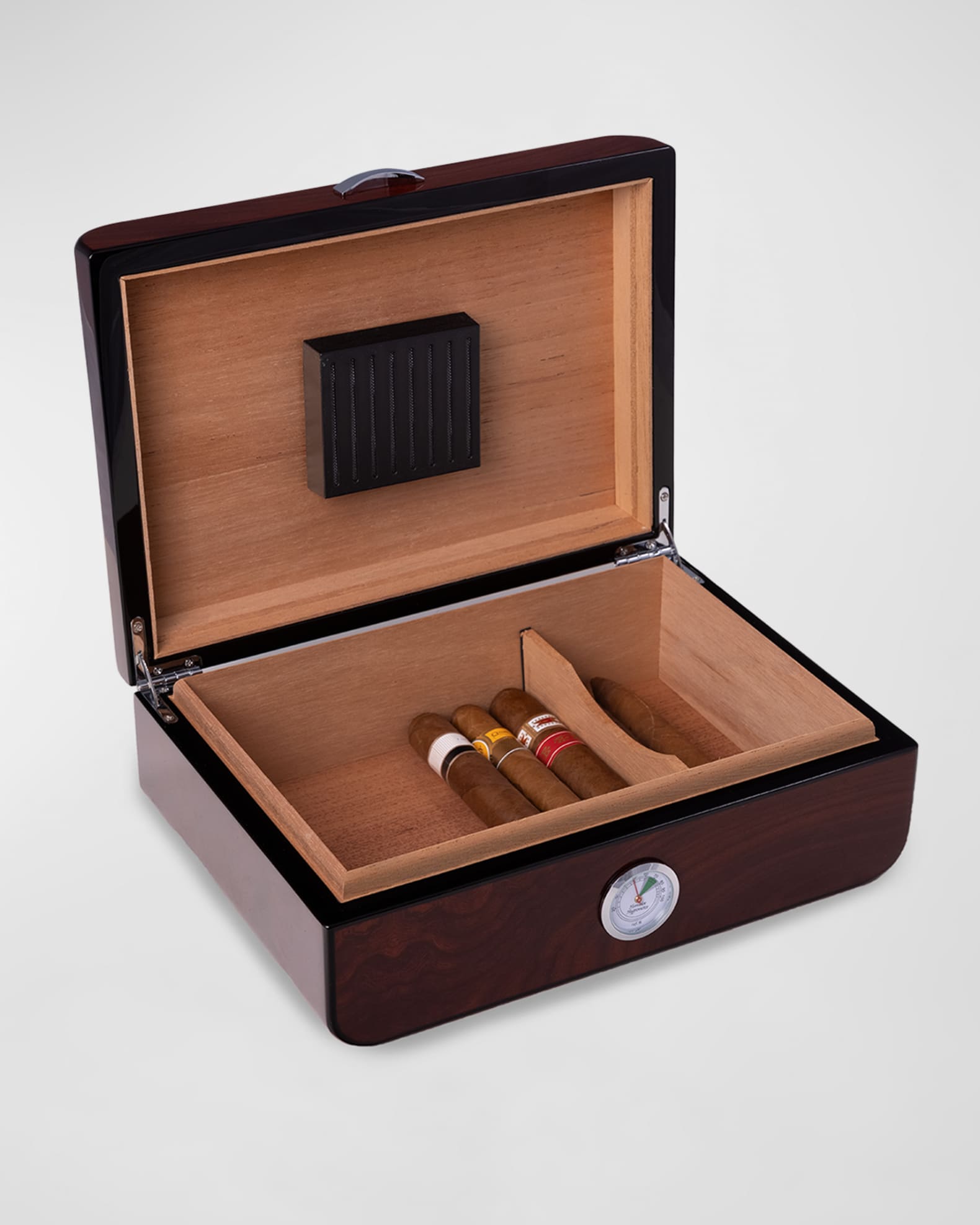 BeyBerk Unisex Gerard 40 Cigar Humidor w/ Hygrometer & Humidistat
