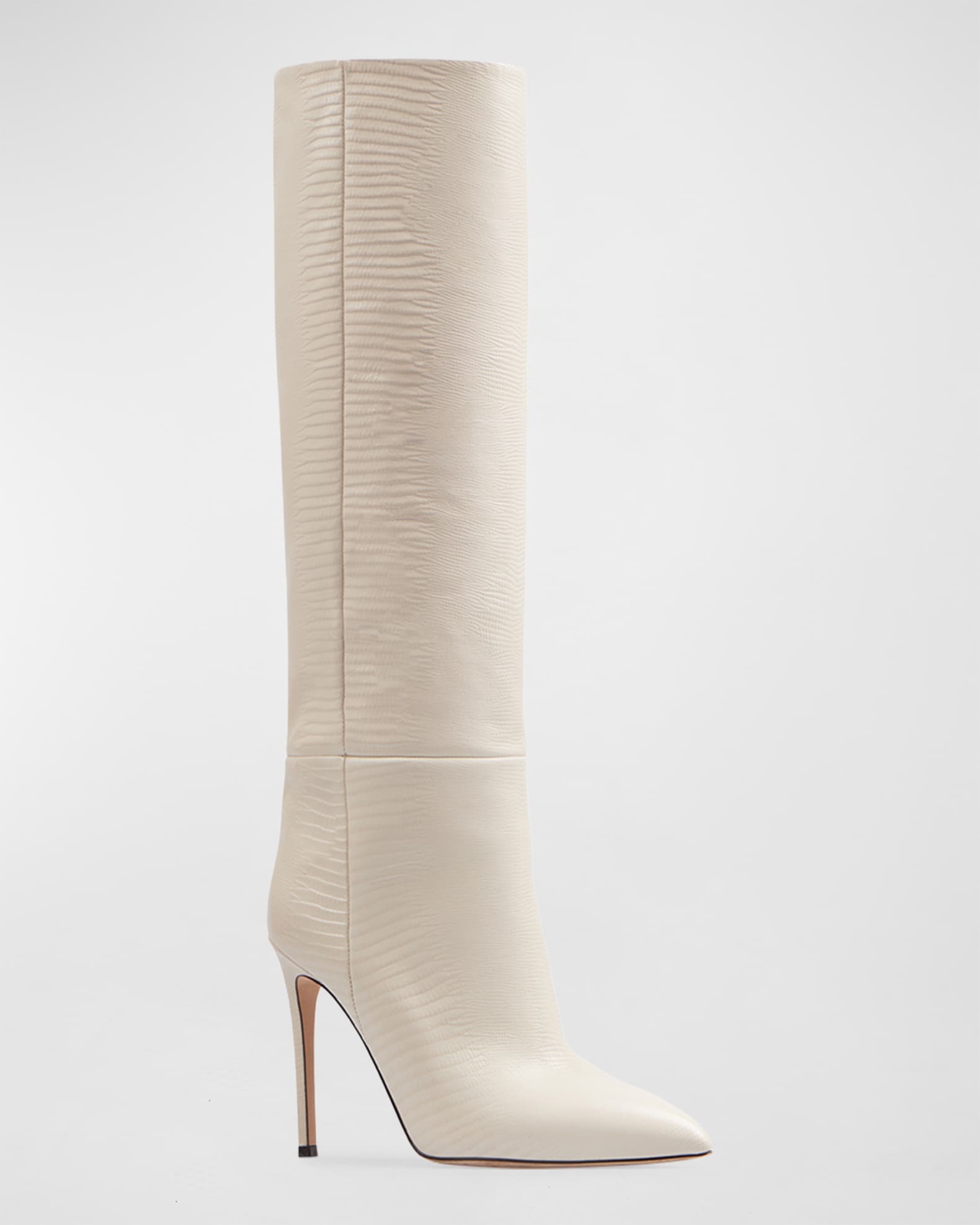 Paris texas 2025 white croc boots