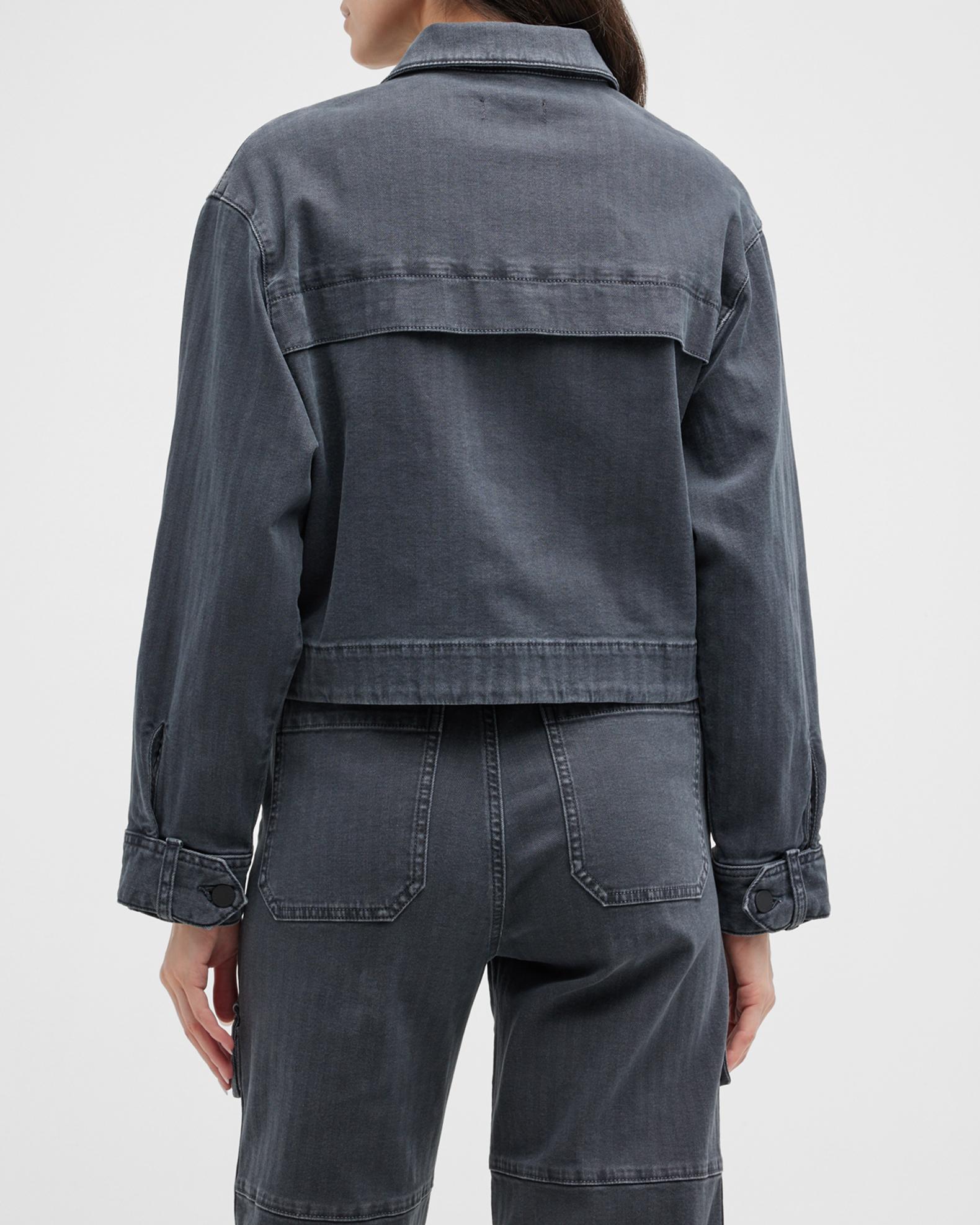 AG Jeans Mirah Cropped Boxy Utility Jacket | Neiman Marcus