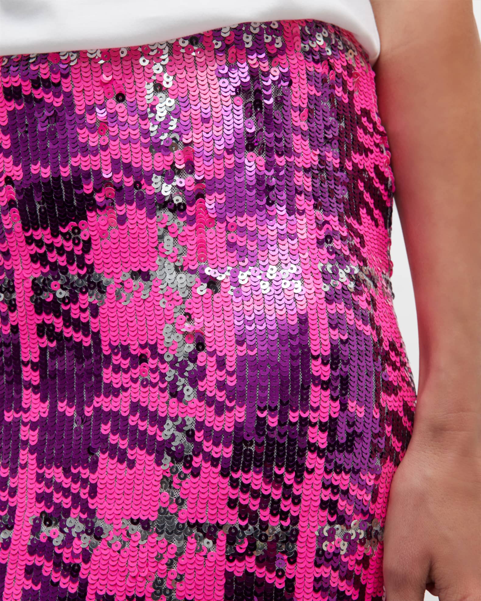 Le Superbe Plaid About You Sequin Mini Skirt | Neiman Marcus