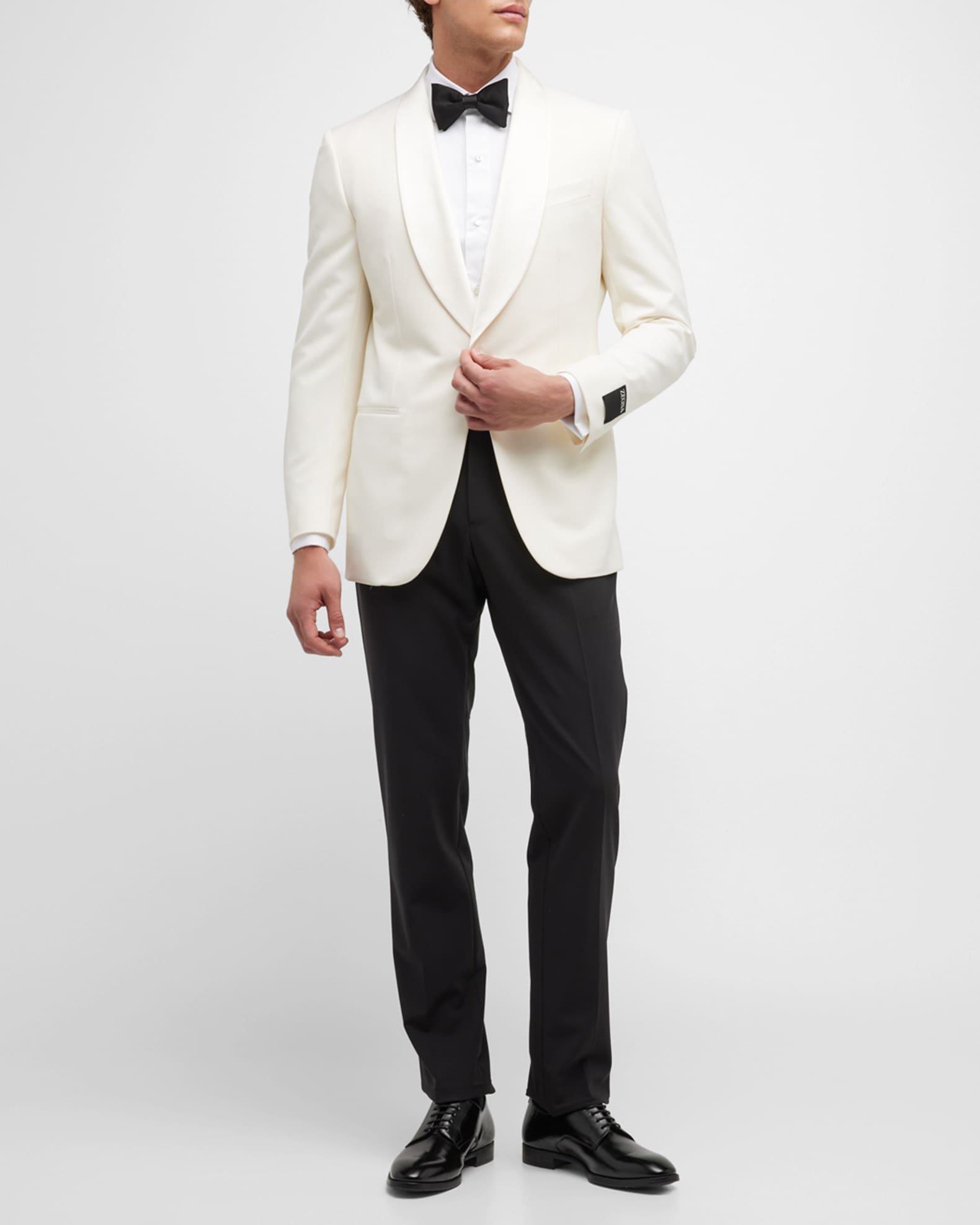 Zegna white dinner best sale jacket