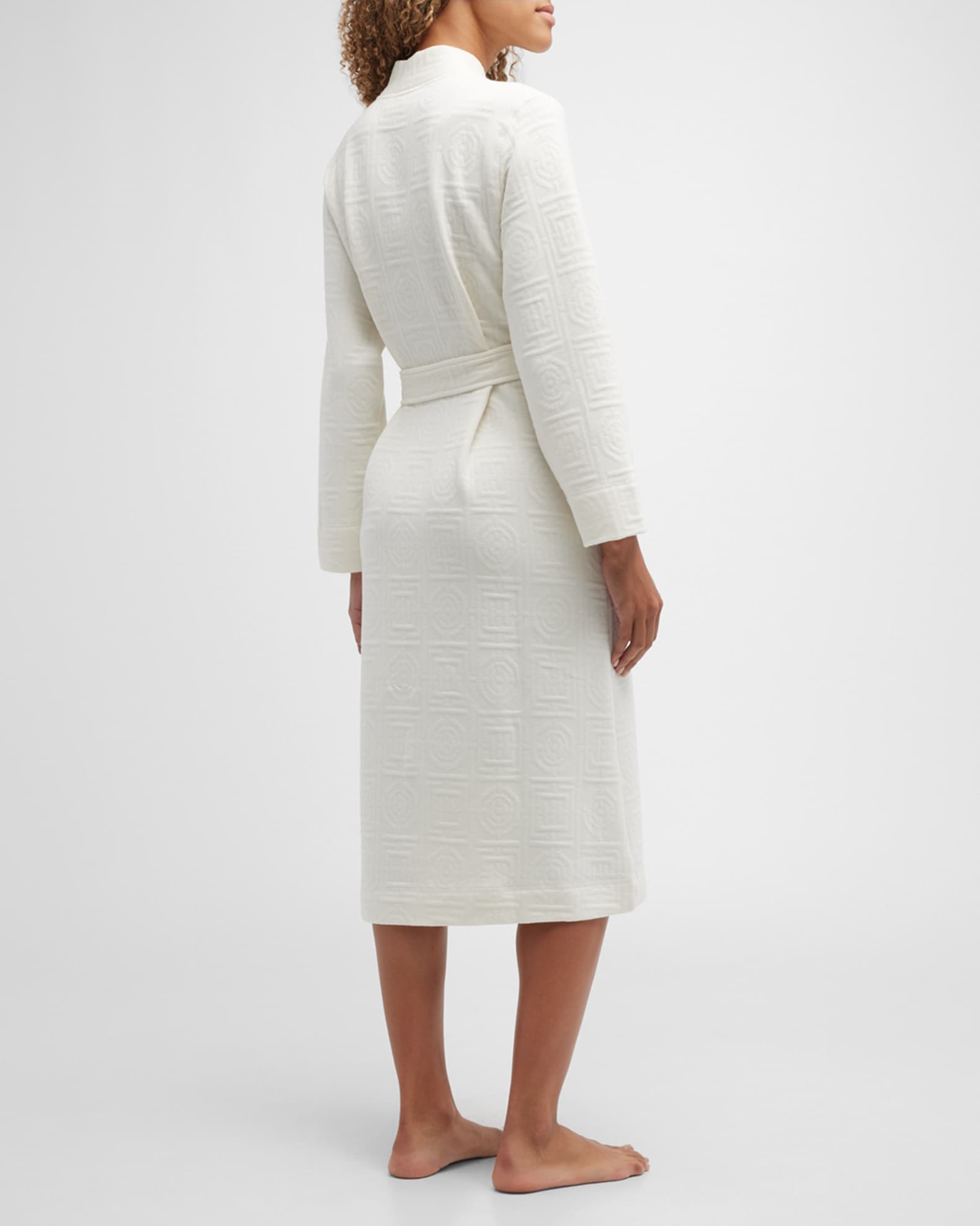 Quilted Infinity Jacquard Robe | Neiman Marcus