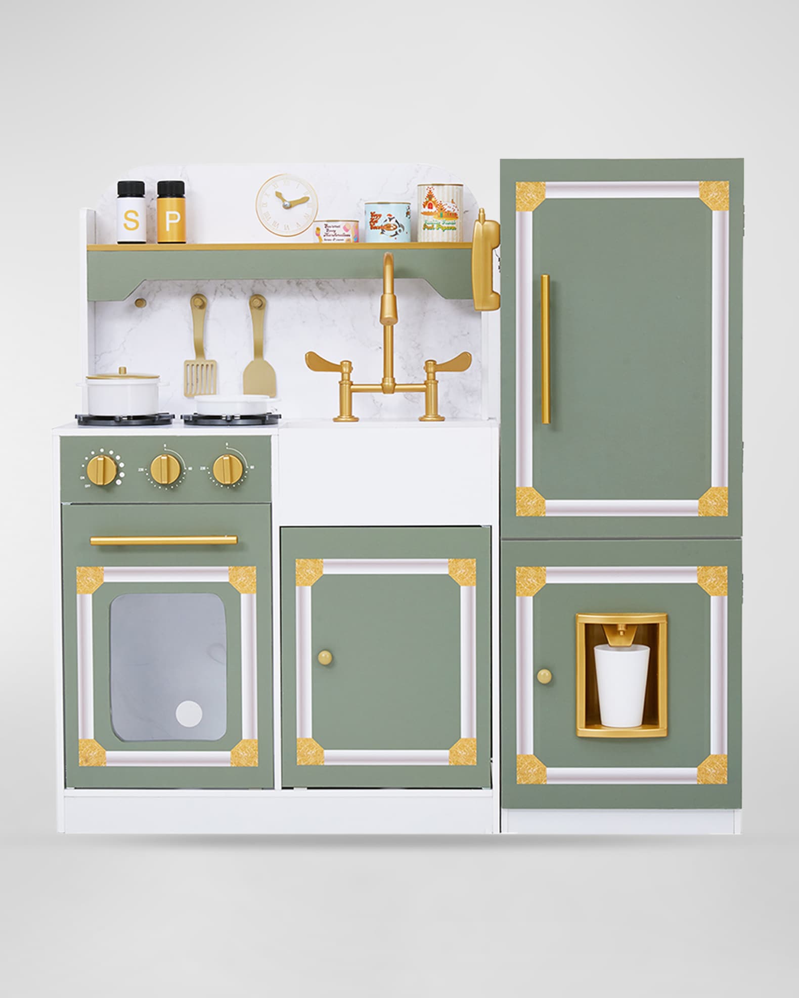 Kid's Deluxe Play Kitchen and Accessories  0