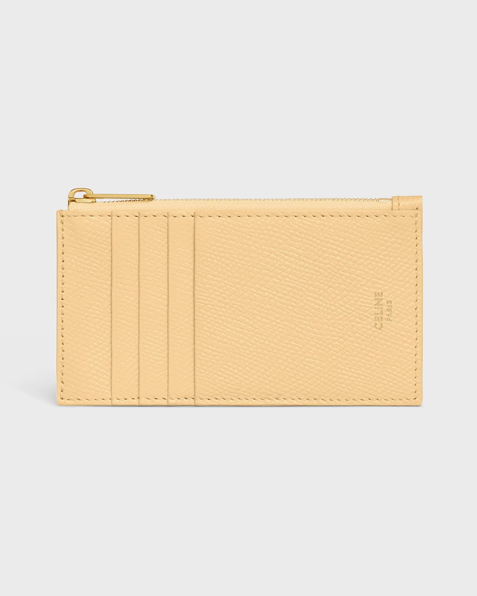 Celine Zipped Compact Card Holder Essentials