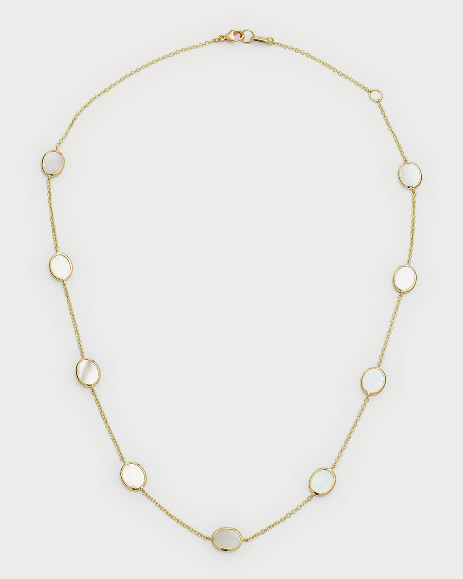18k Gold Rock Candy Confetti Station Necklace 0
