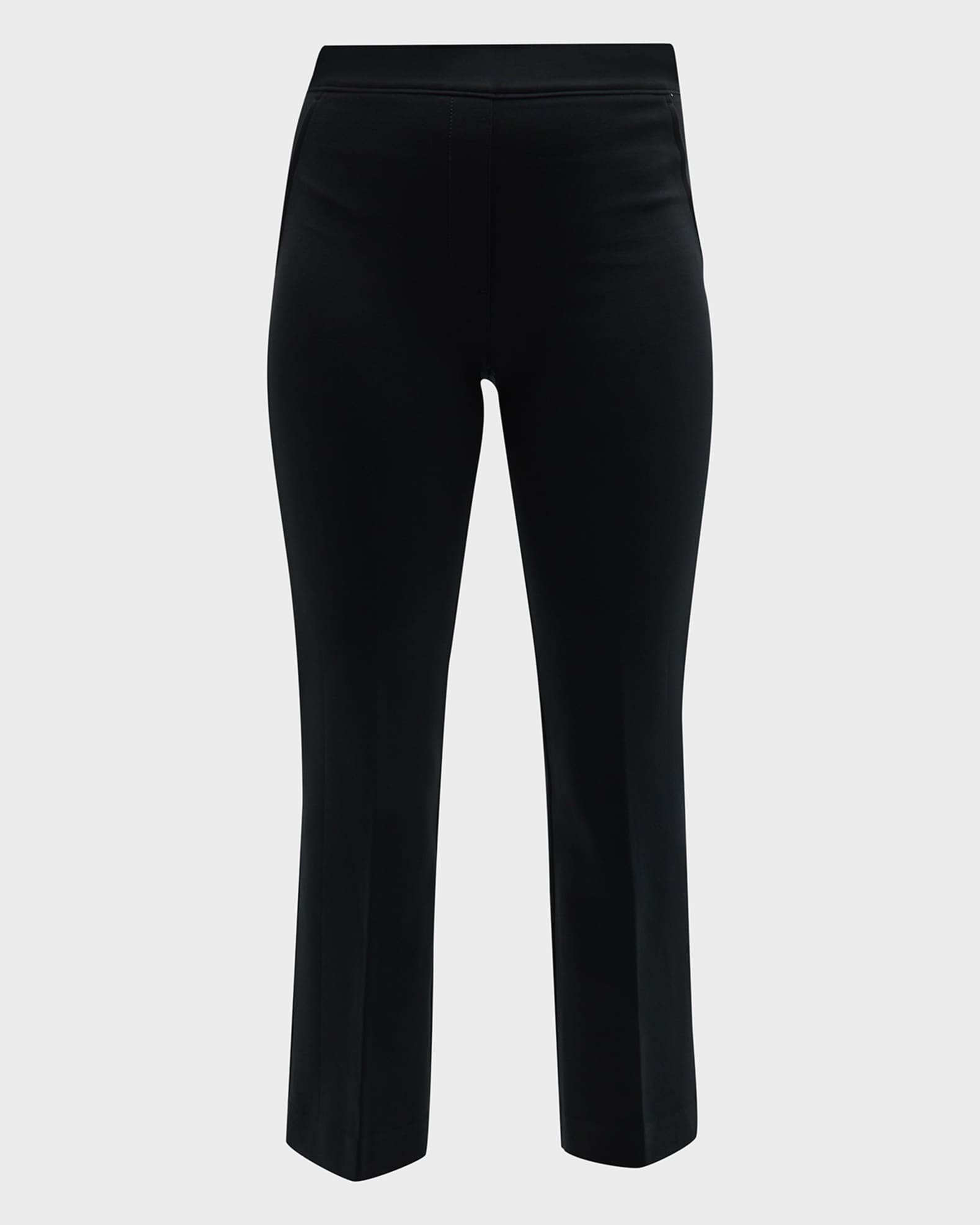 SPANX, Pants & Jumpsuits, Spanx Leather Like Flare Black Pants