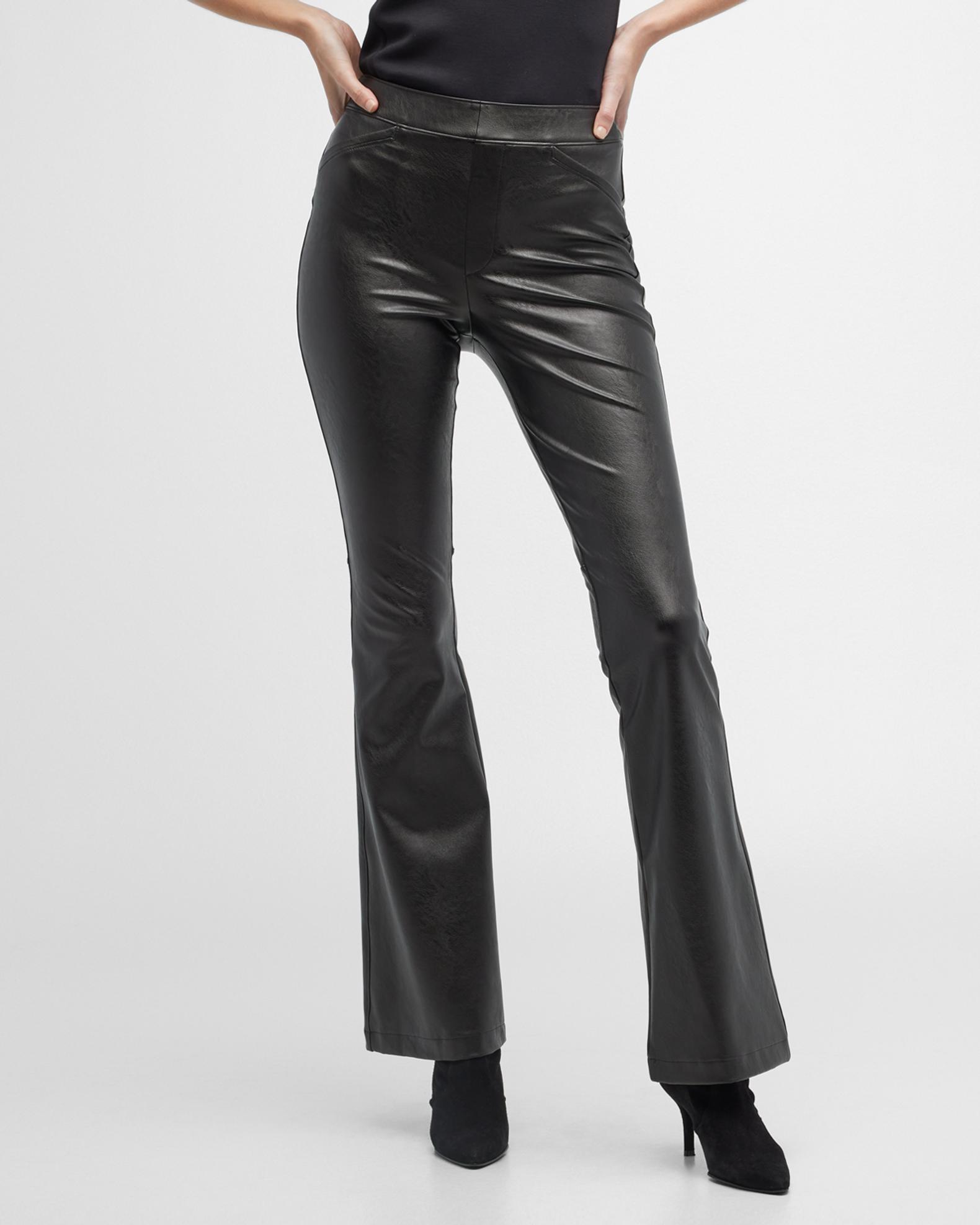 Spanx Leather Like Flare Pants