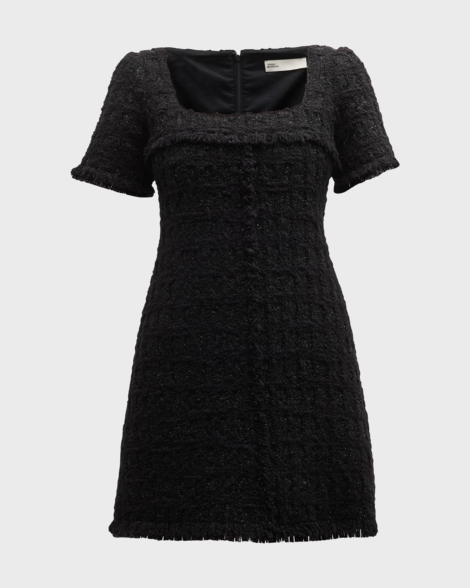 Tory Burch Tinsel ALine Tweed Mini Dress Neiman Marcus
