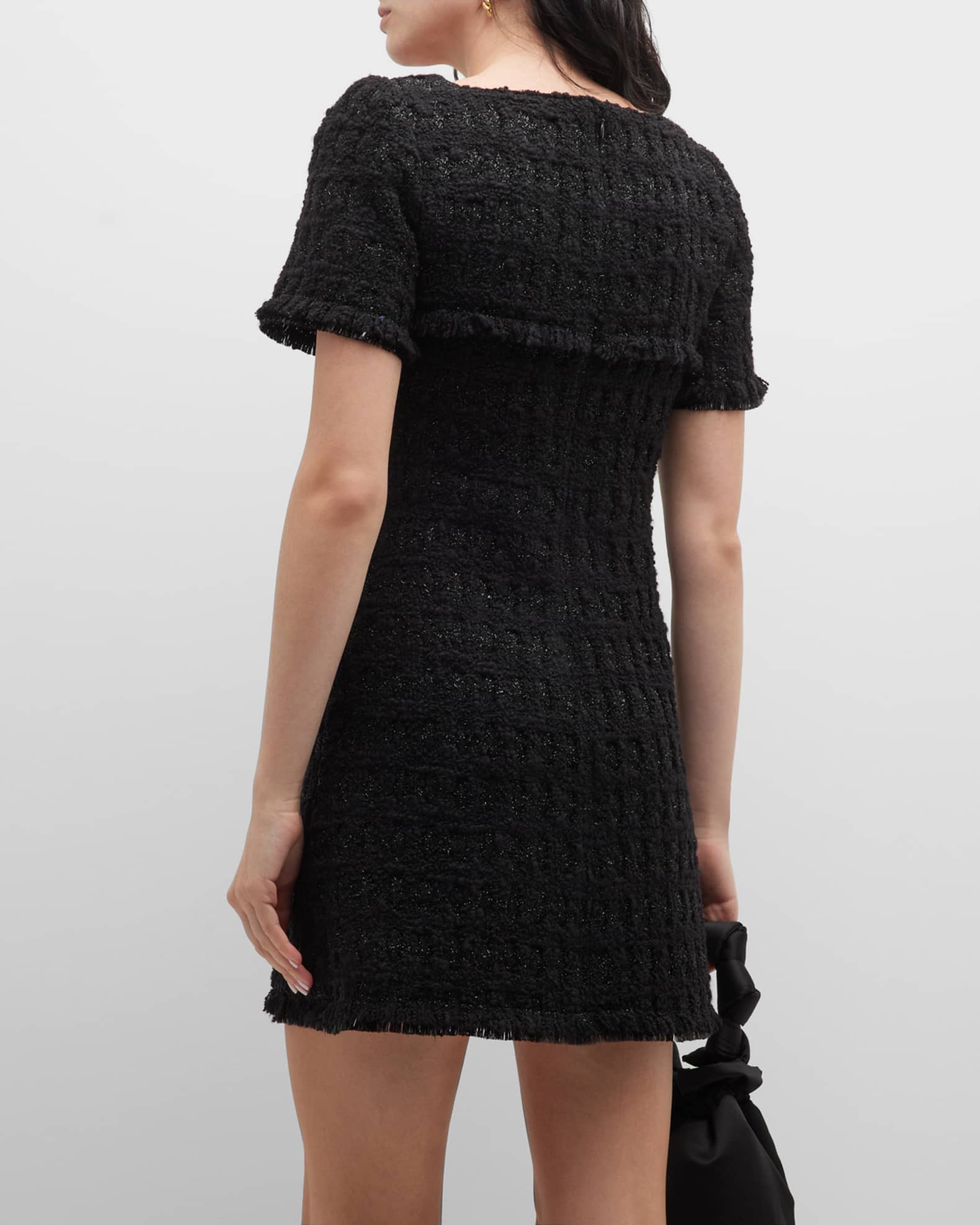 Tory Burch Tinsel ALine Tweed Mini Dress Neiman Marcus