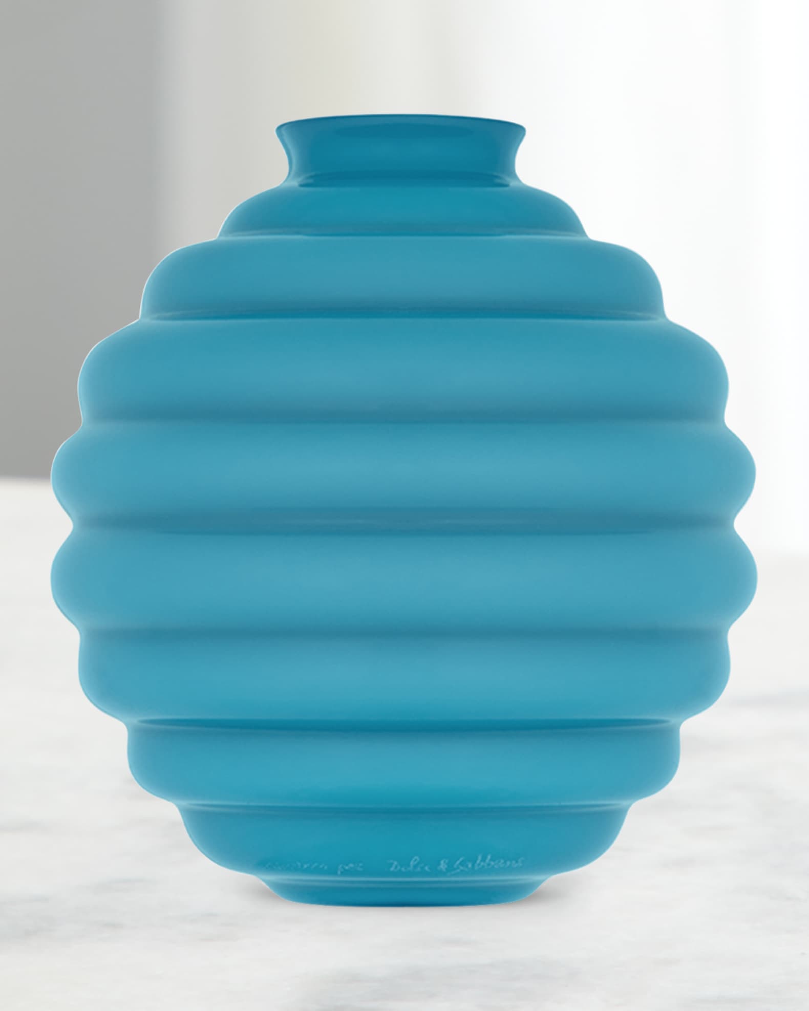 Dolce&Gabbana Casa Carretto Venini Small Glass Vase, 7.1"