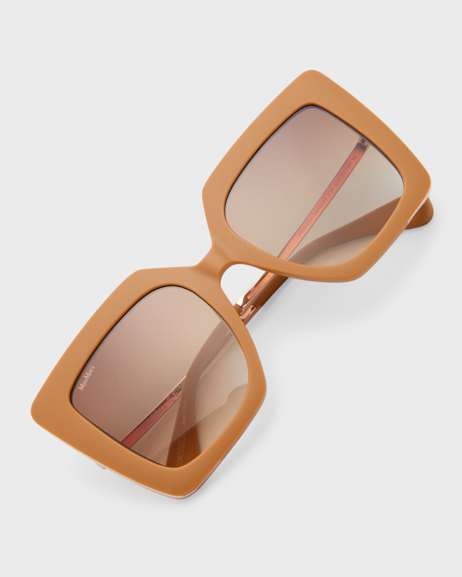 Max Mara Orange Acetate Sunglasses main image 0