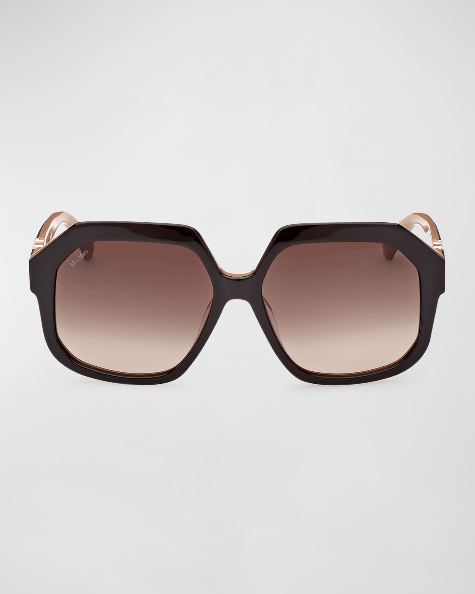 Max Mara Monogram Acetate Butterfly Sunglasses | Neiman Marcus