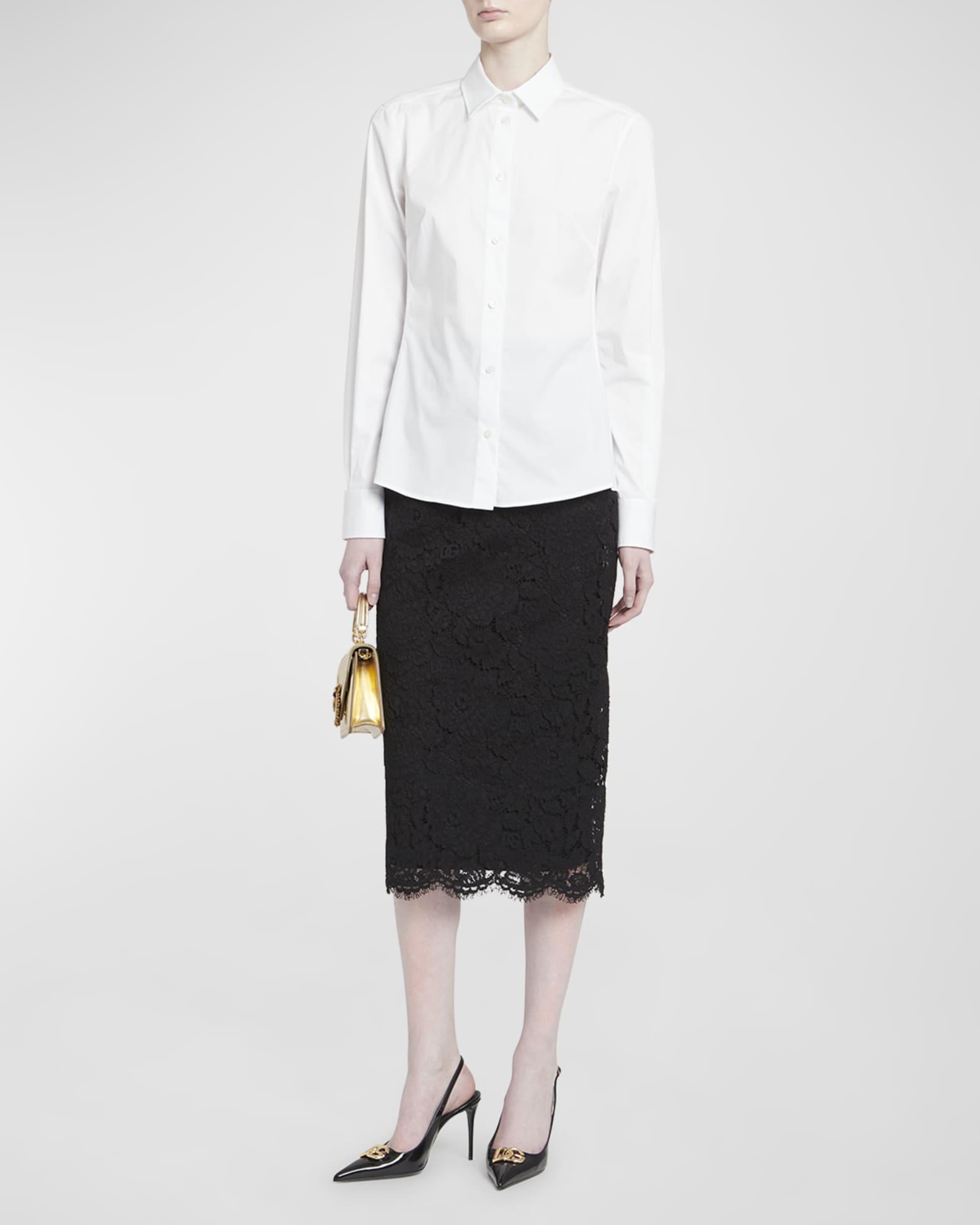 Poplin Classic-Fit Collared Shirt 1