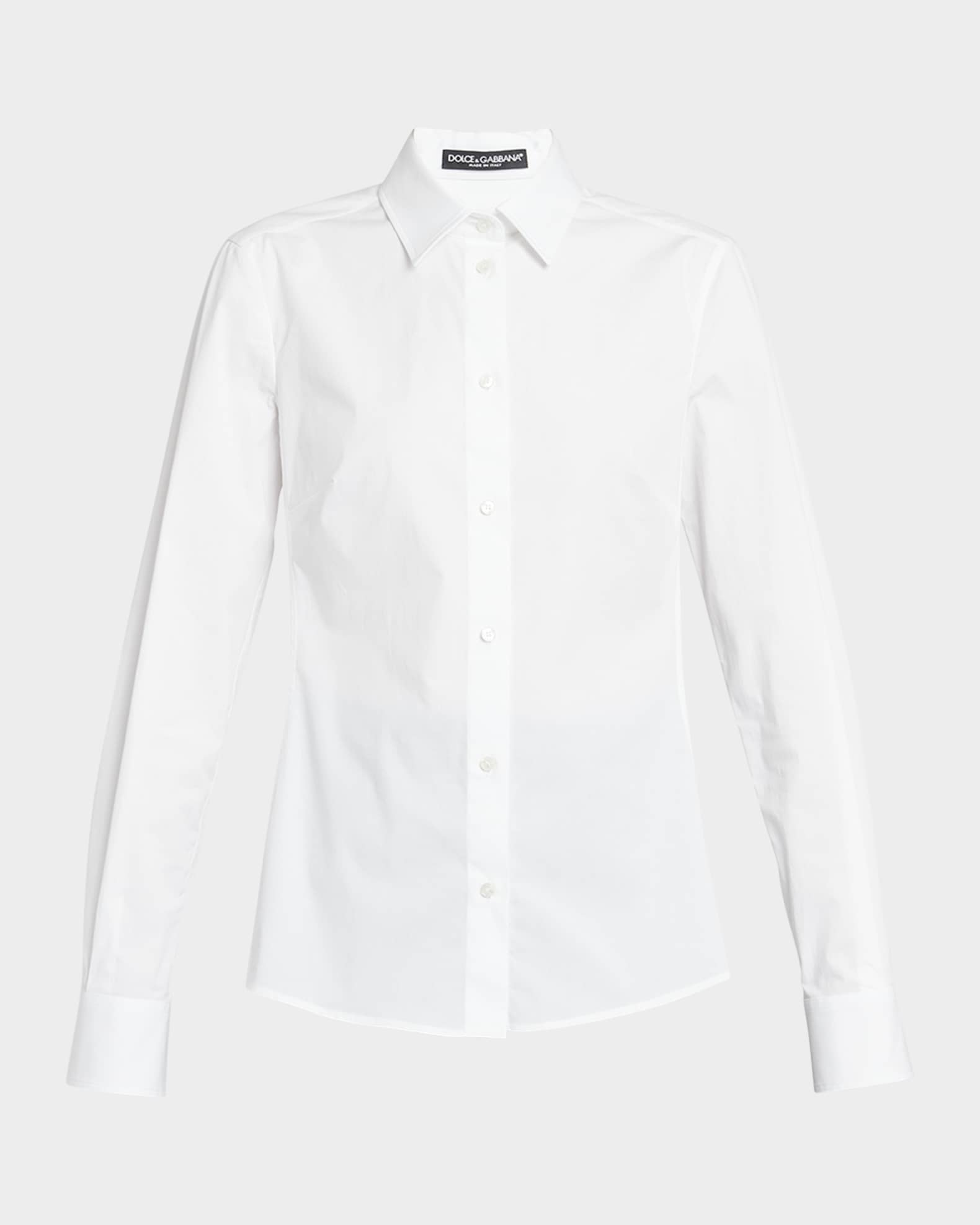Poplin Classic-Fit Collared Shirt 0