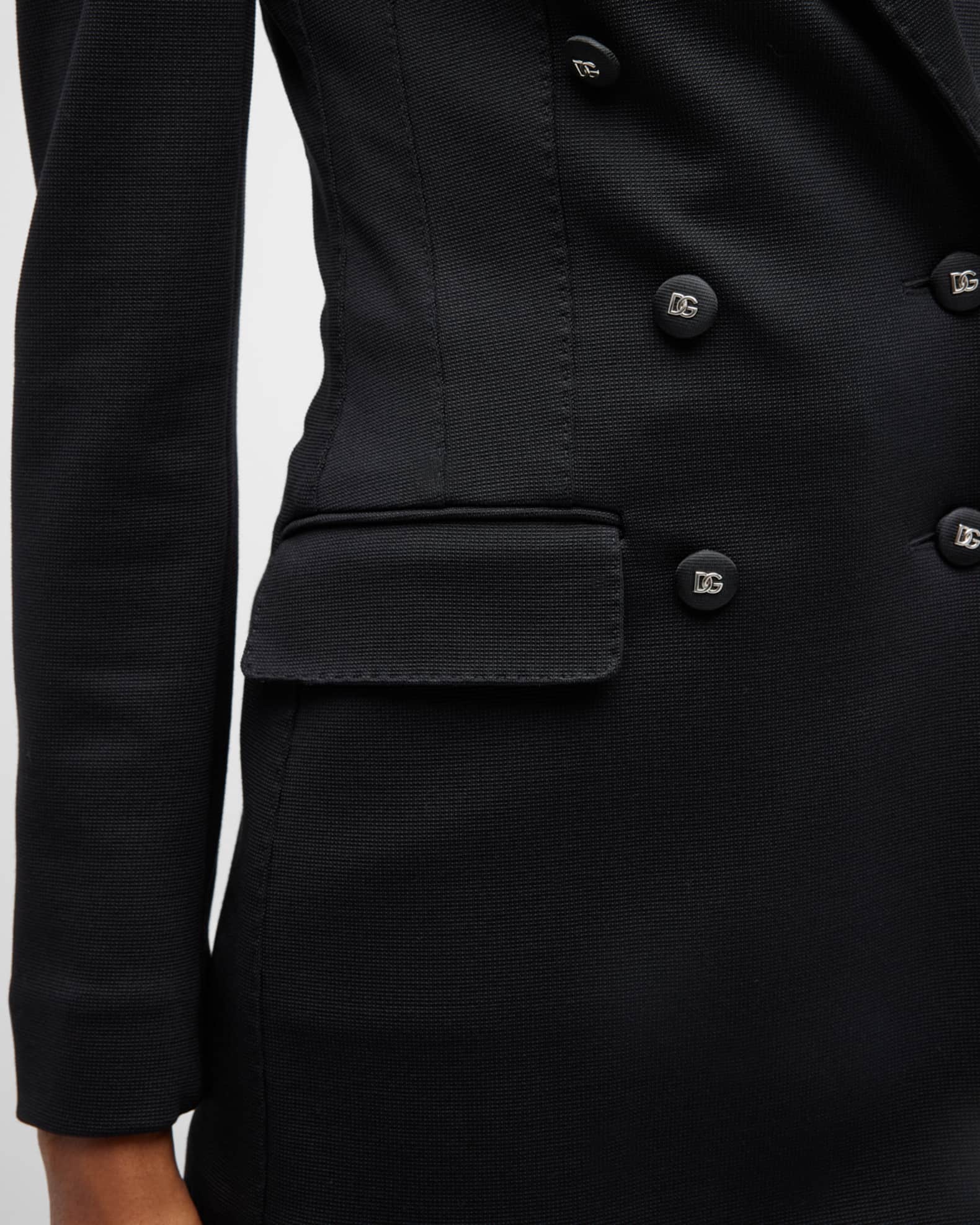 3/4 Sleeve Tailored Blazer Jacket