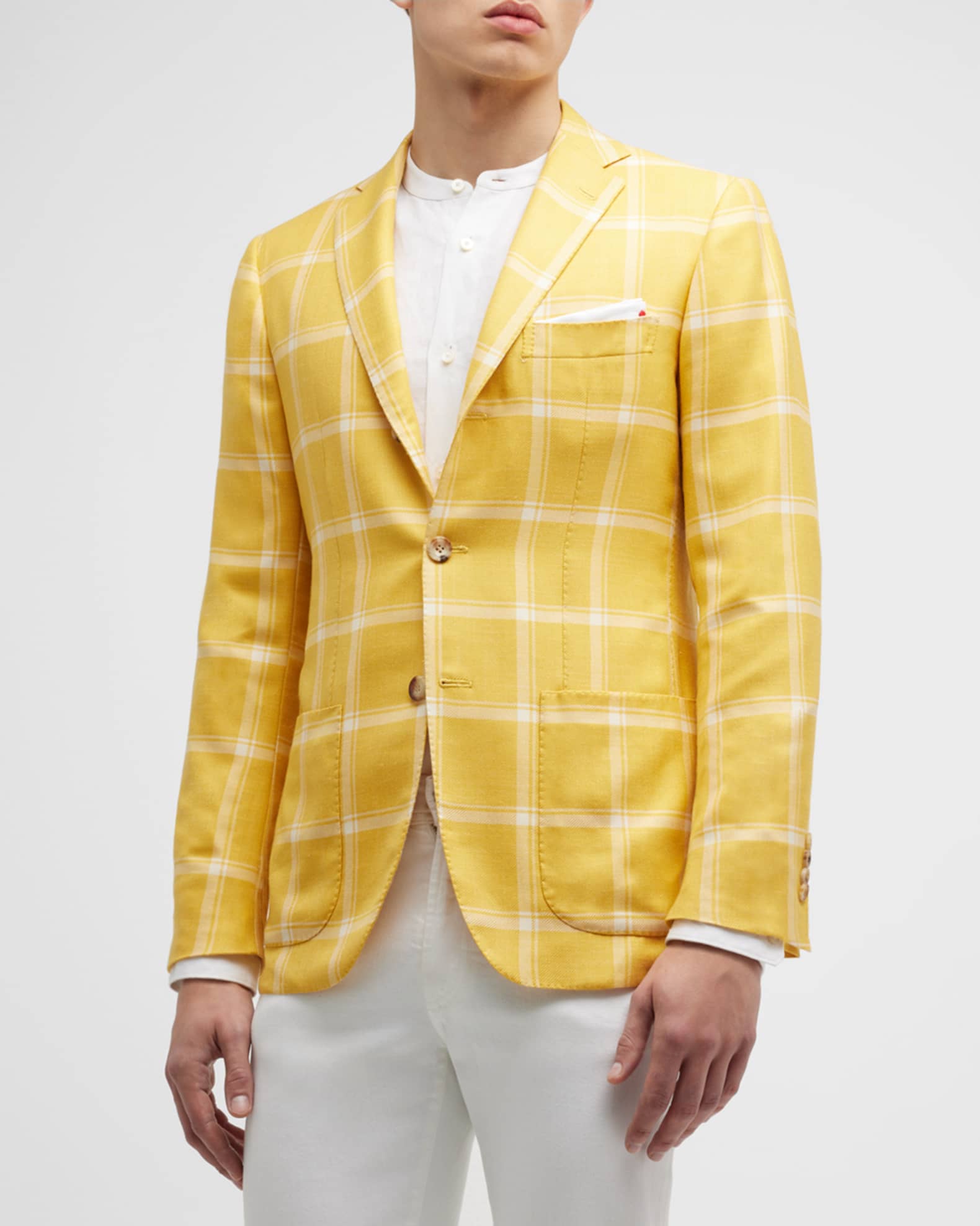Mens yellow hotsell sports coat