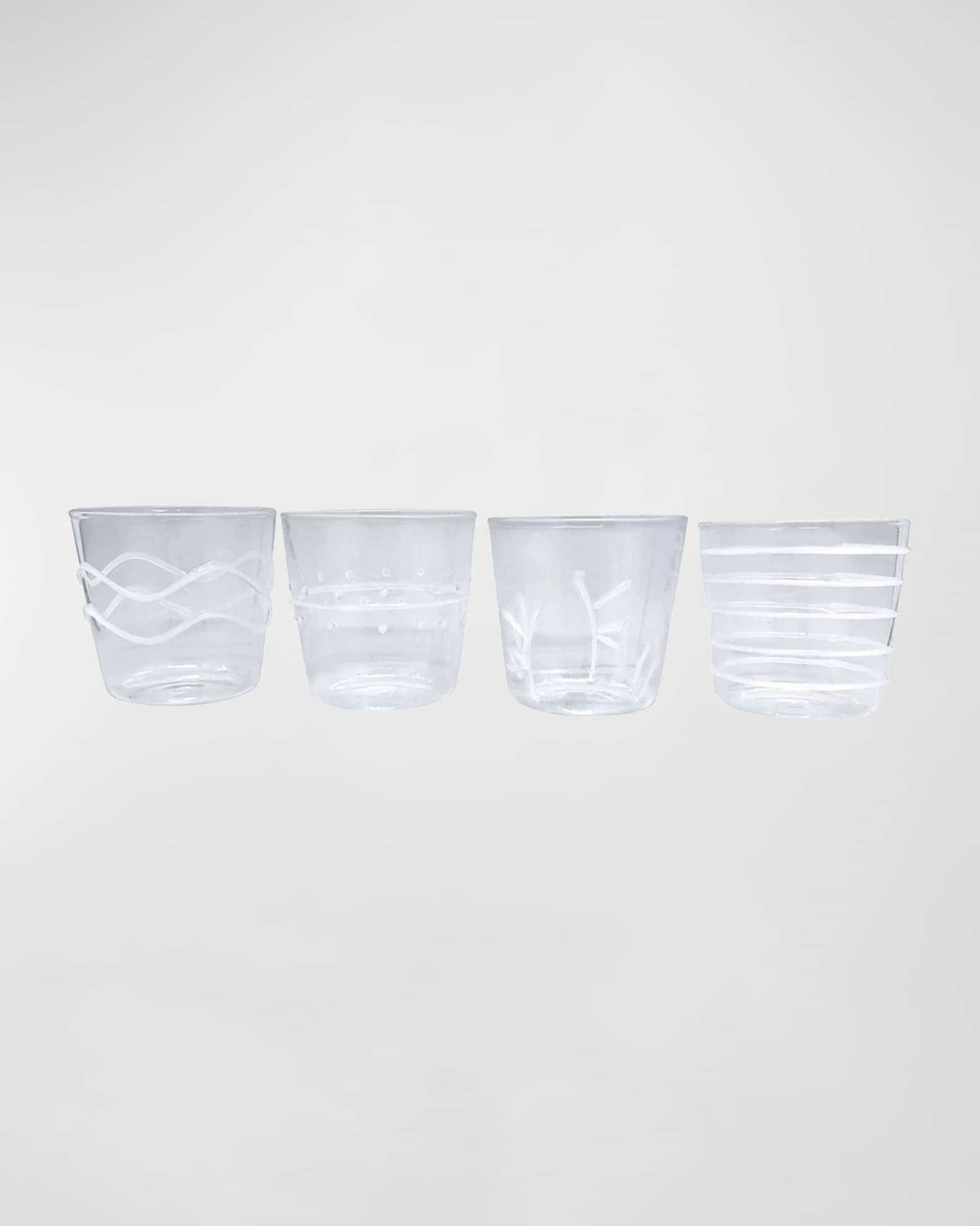Mariposa Appliqué Double Old Fashion Glasses, Set of 4 Neiman Marcus