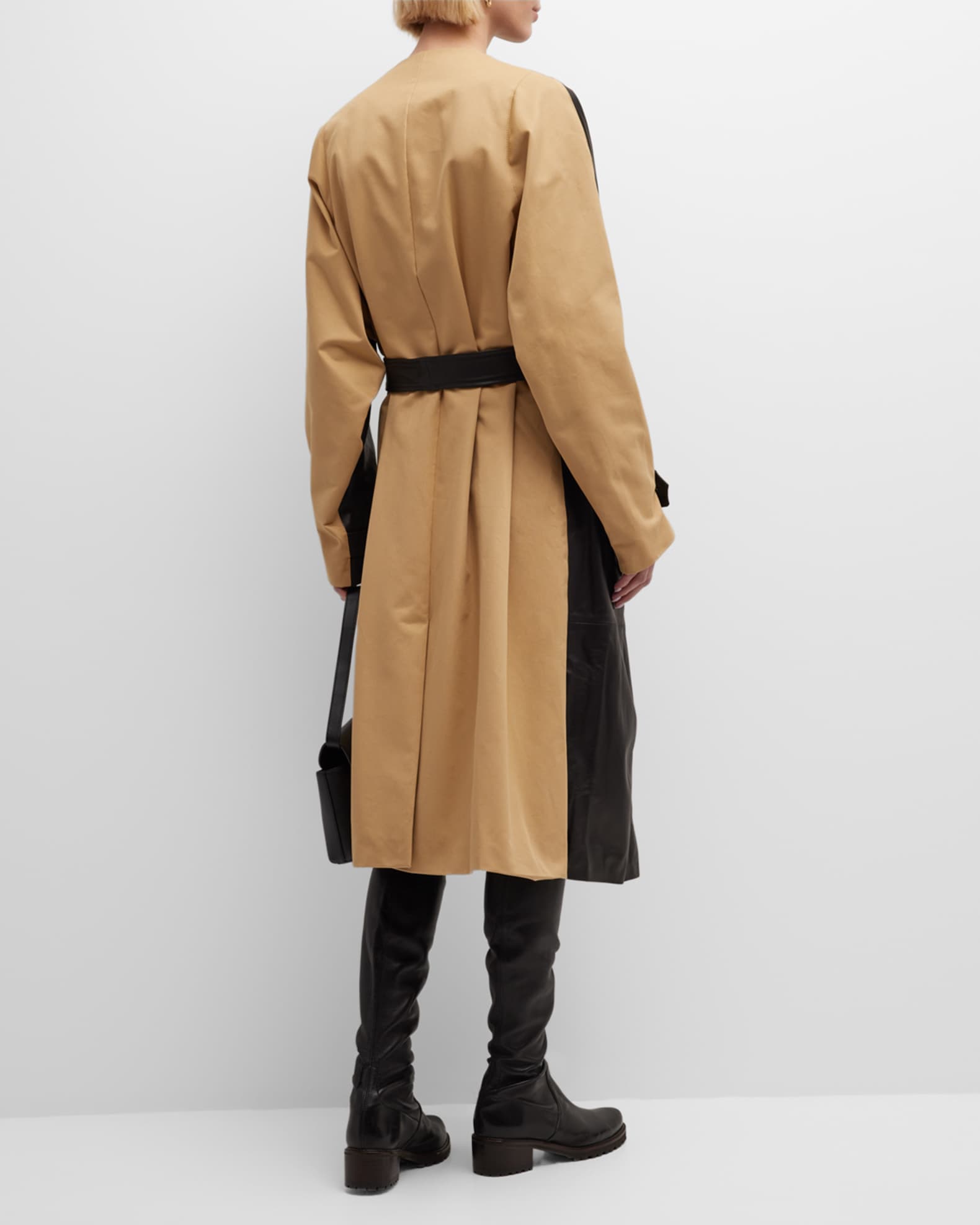 NOILL noill remake half&half trench coat-